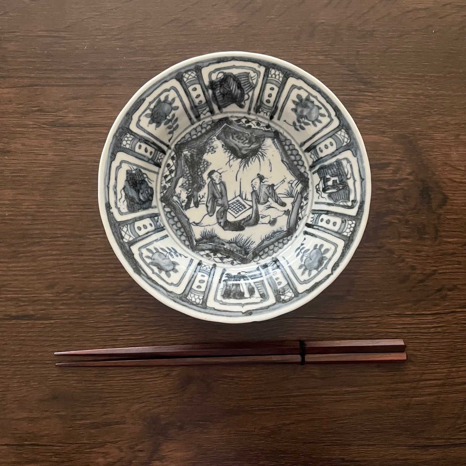 中国清朝5枚皿 | 古美術 希 のぞみ 美術・デザイン事務所 Japanese