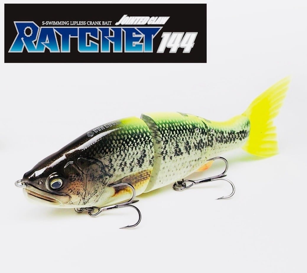 新製品.ガンクラフト.JOINTED CLAW ラチェット144 | ルアーショップ