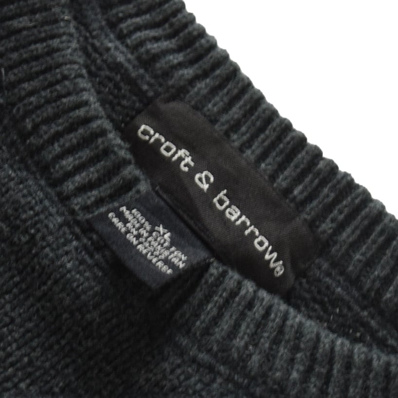 00's croft & barrow Cotton Knit Sweater XL / 00s クロフトアンド