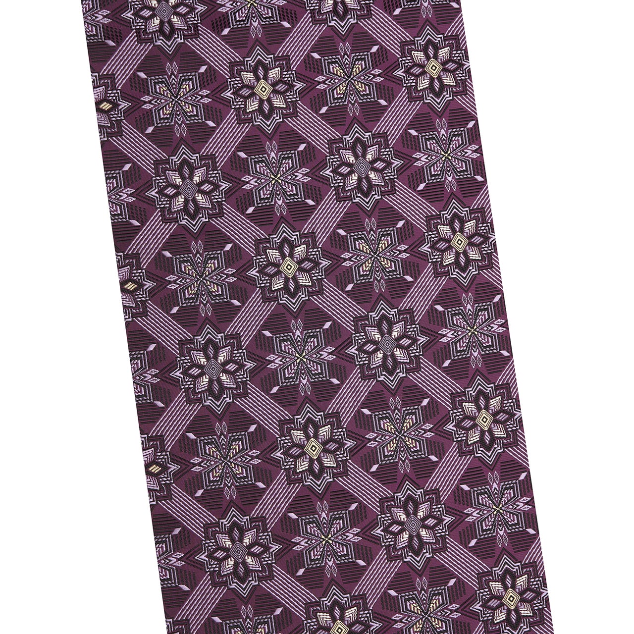 幾何学模様 本場筑前博多織 八寸名古屋帯【中古】 | かわの屋