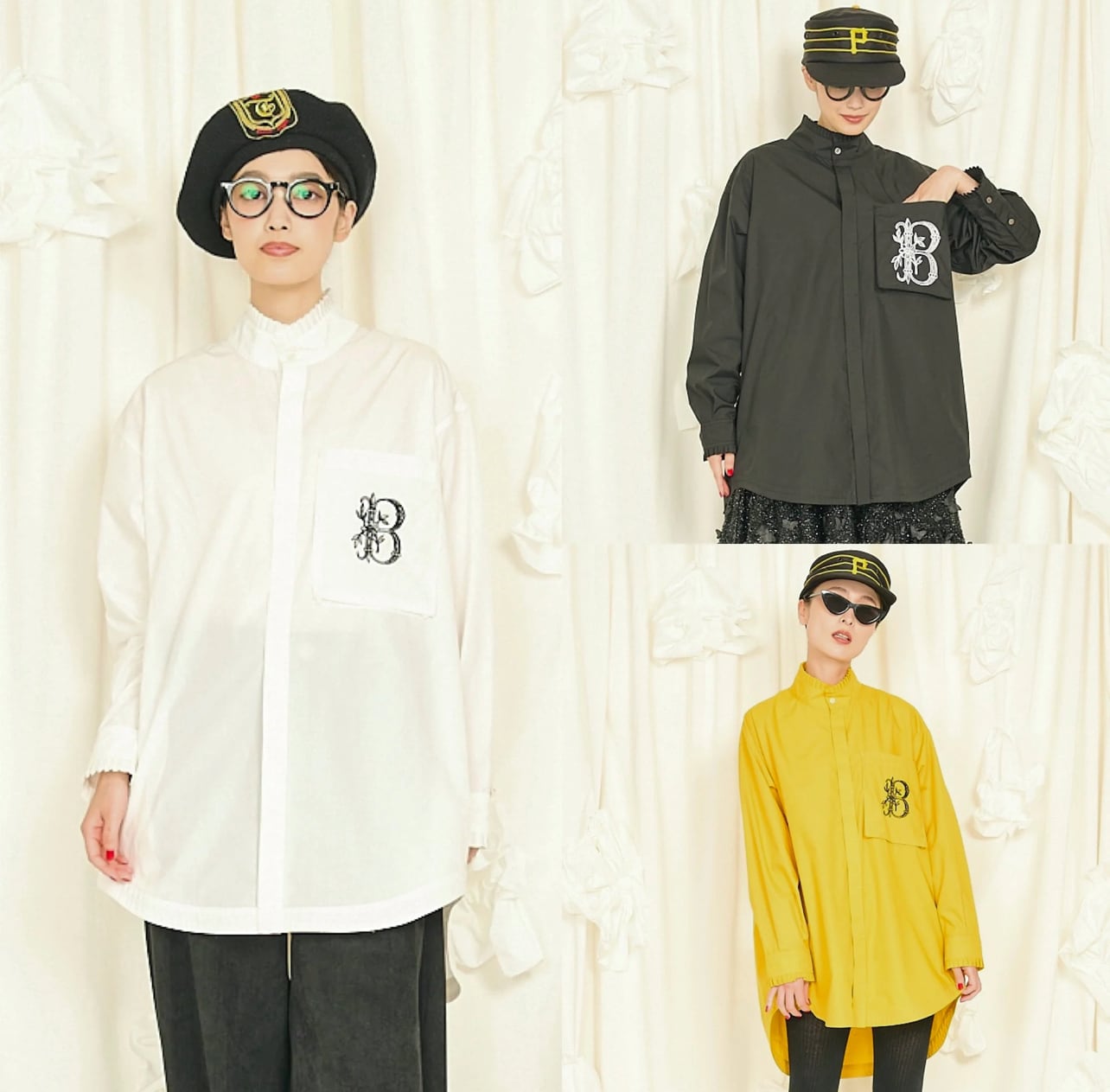 THOMAS MAGPIE 】ハイネックBIGシャツ(2254110) | LARACROFT