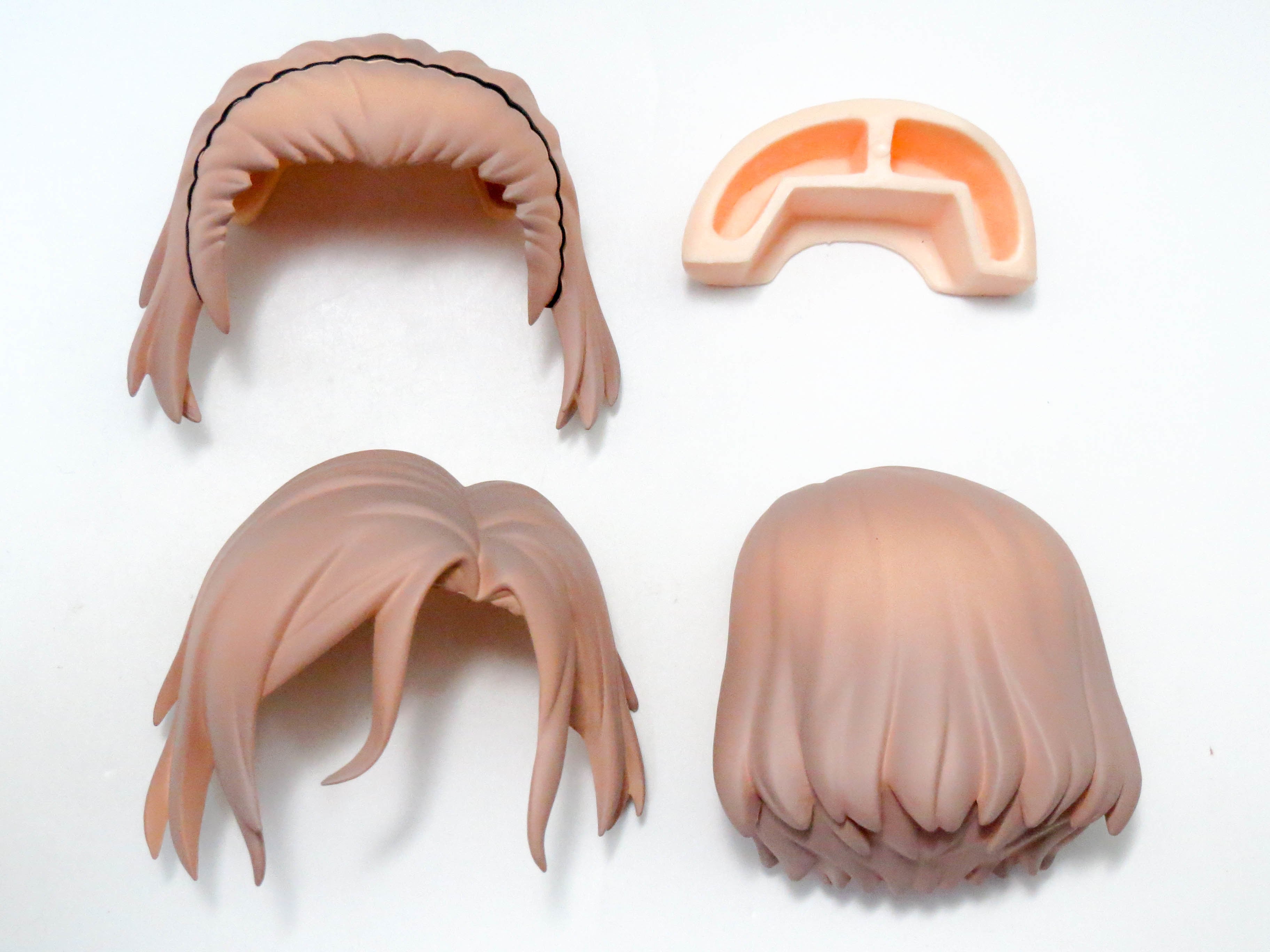 SALE】【846】 摂津万里 髪パーツ セミロングと前髪上げ ねんどろいど