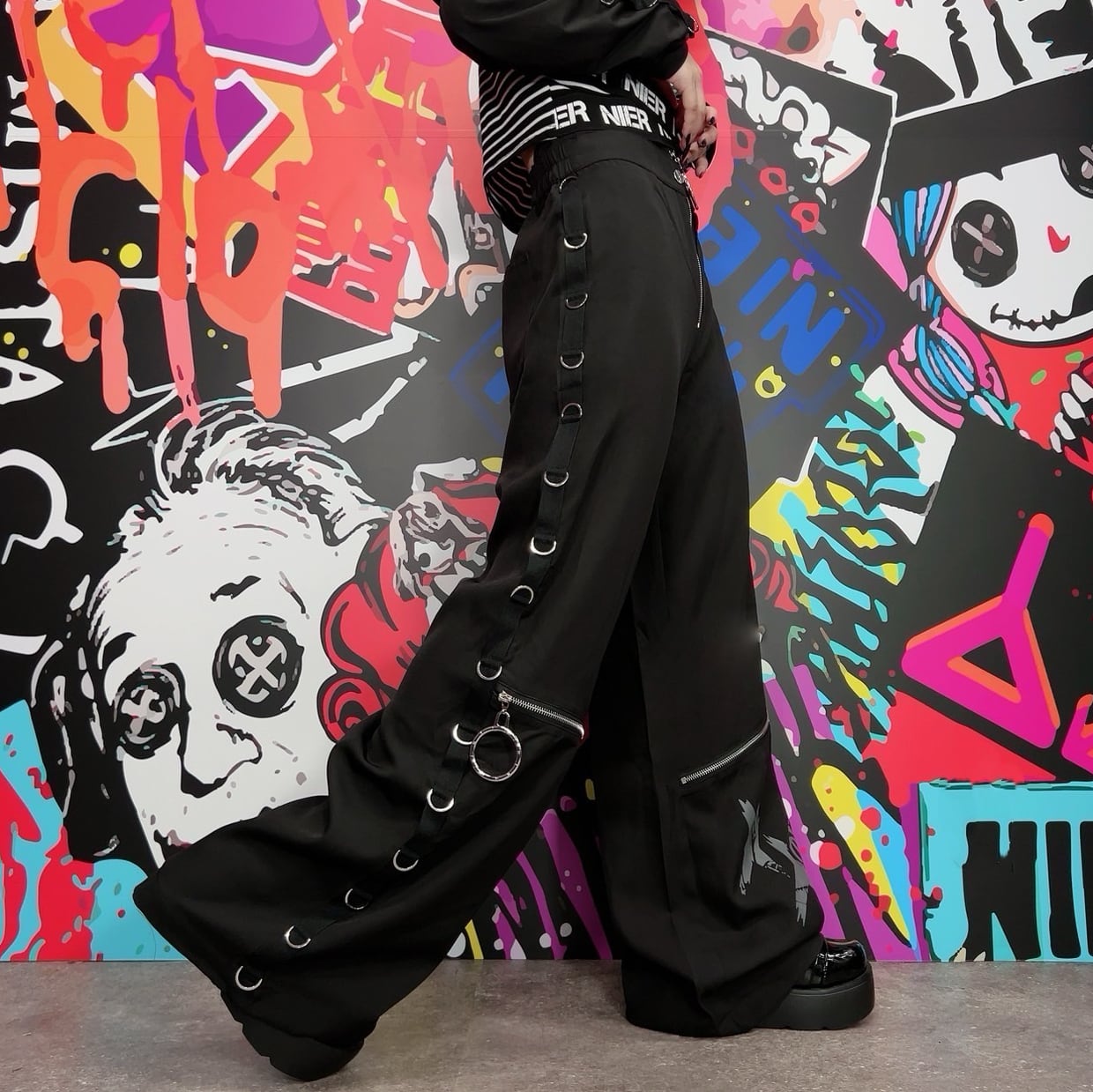 脚長ハイウエストDOUBLE ZIP SEXY PANTS | NIER CLOTHING