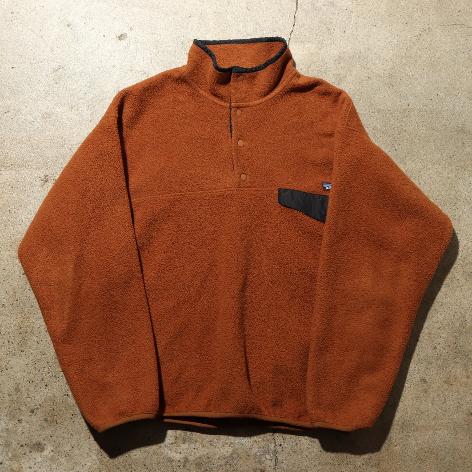 美品 L 95年 ベアブラウン シンチラ スナップt Patagonia パタゴニア