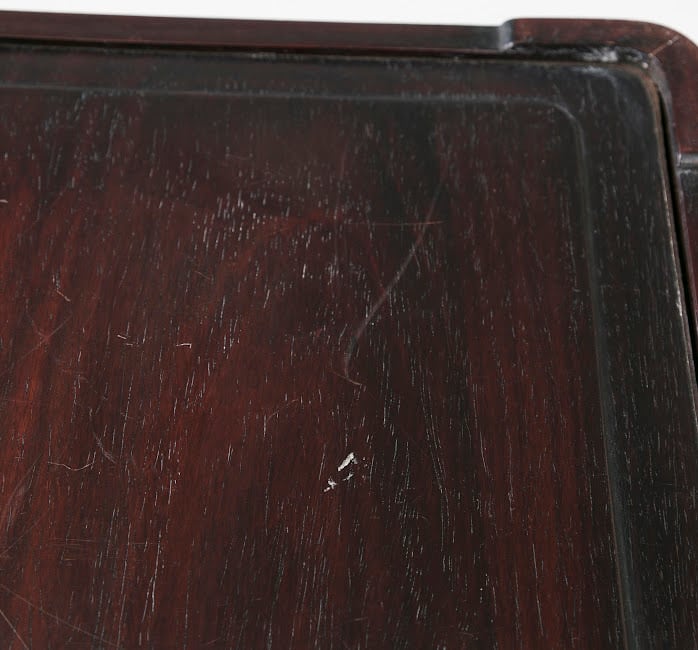 唐木 四方盆 角盆 お盆 時代物 菓子盆 お膳 天然木 茶道具 茶会 煎茶