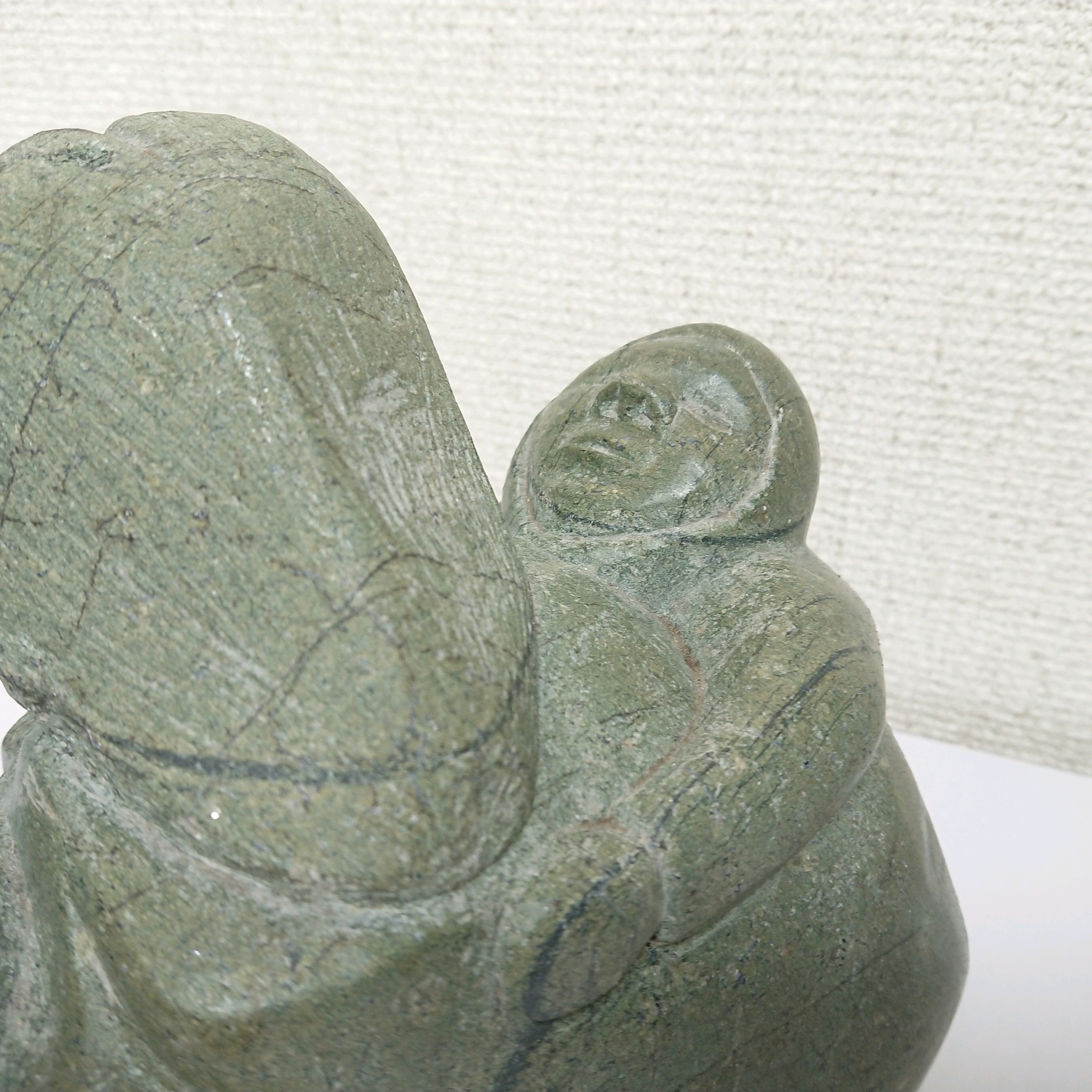 ビンテージ イヌイットアート/エスキモーアート 石像 スカルプチャー