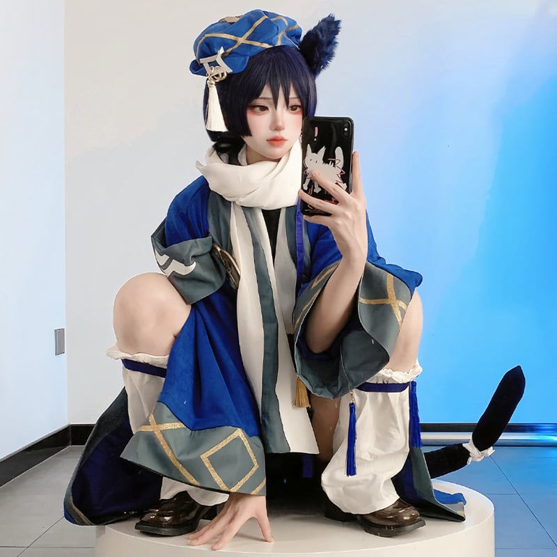 原神 げんしん Genshin 放浪者 散兵 スカラマシュ 同人衣装 キノコン