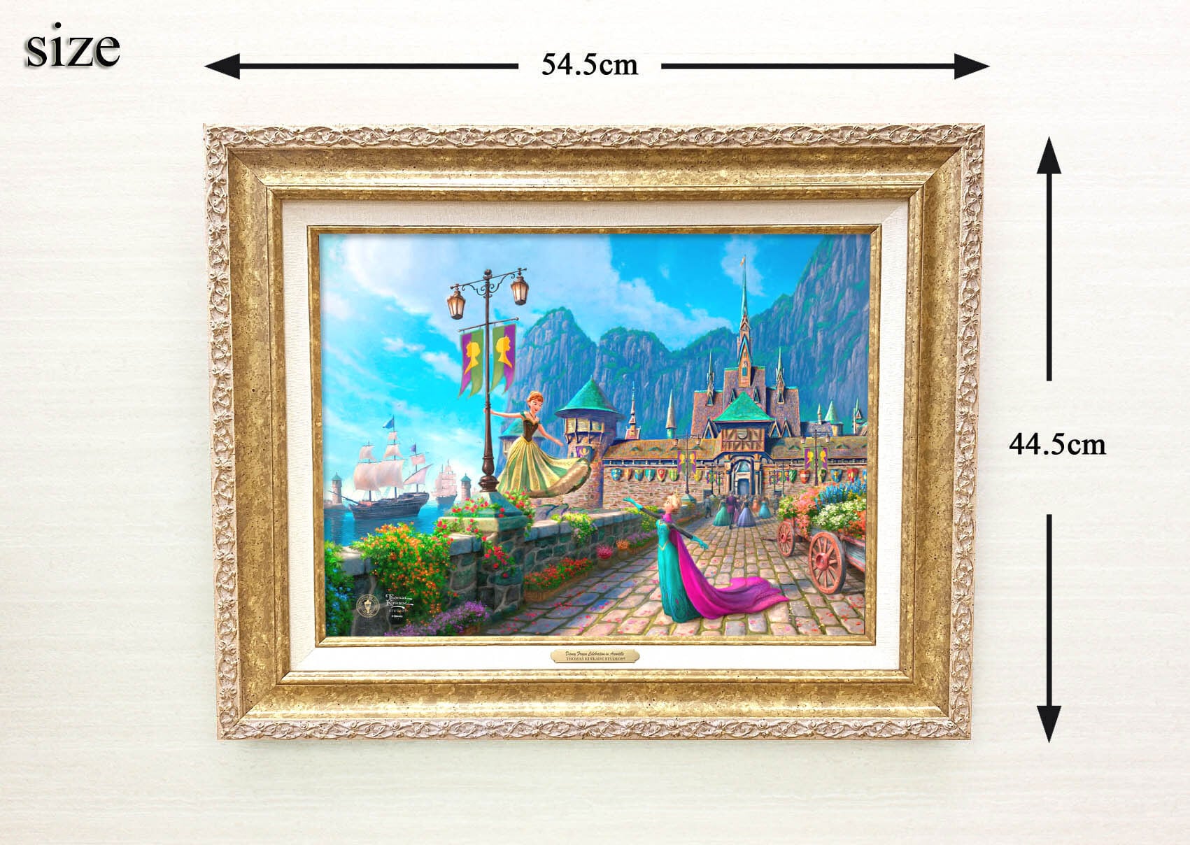 ディズニー絵画「アナと雪の女王/セレブレーション イン アレンデール