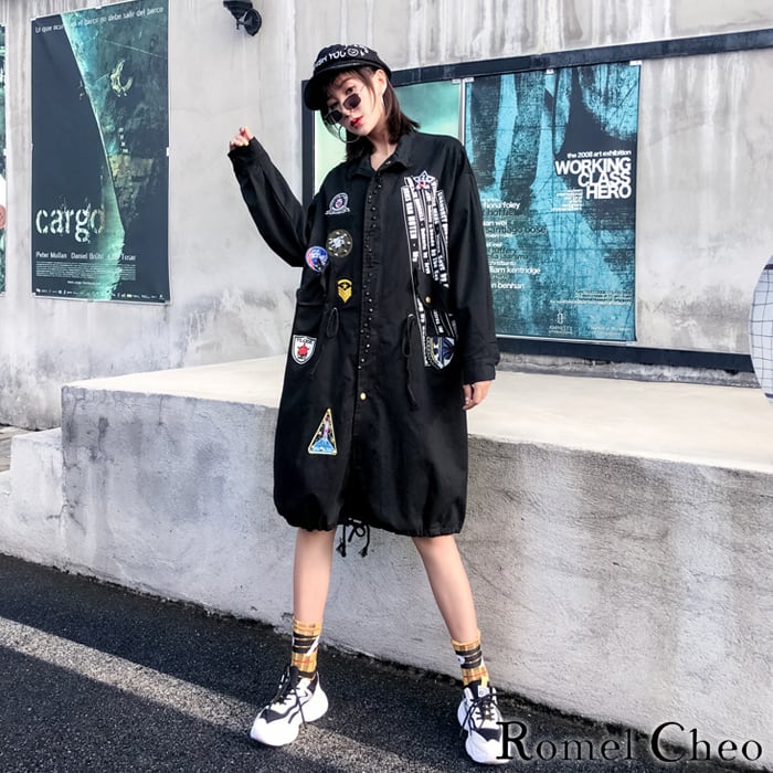 お支払い確認後20日以内発送】RomelCheo スタッズ ワッペン ミリタリー