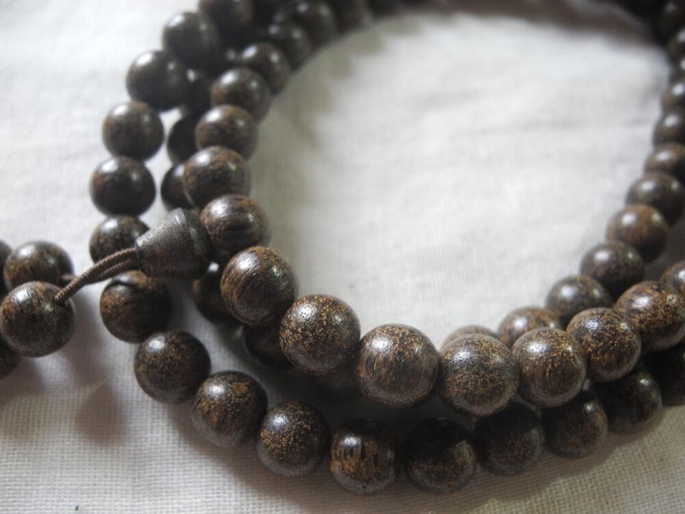 ベトナム産 香木 ブレスレット 数珠 水沈 沈香 良品！ 良い香り＆木目