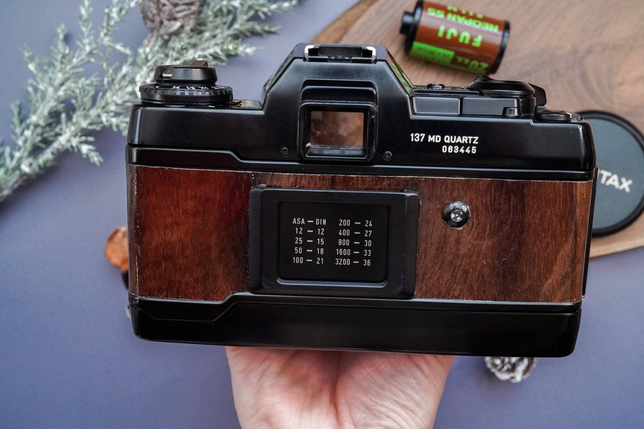 Claro Walnut クラロウォルナット CONTAX 137 MD Quartz | Macha Cameras