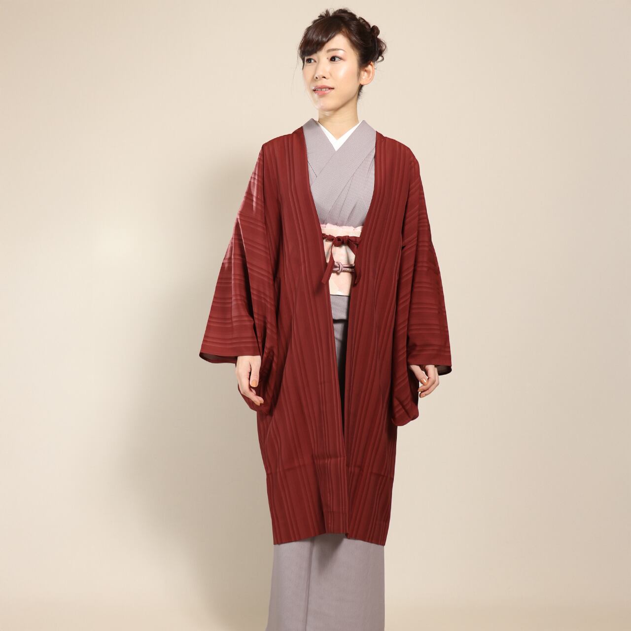 モモンガコート キャメル 衿つき 共羽織ひもつき 米沢おとづき商店