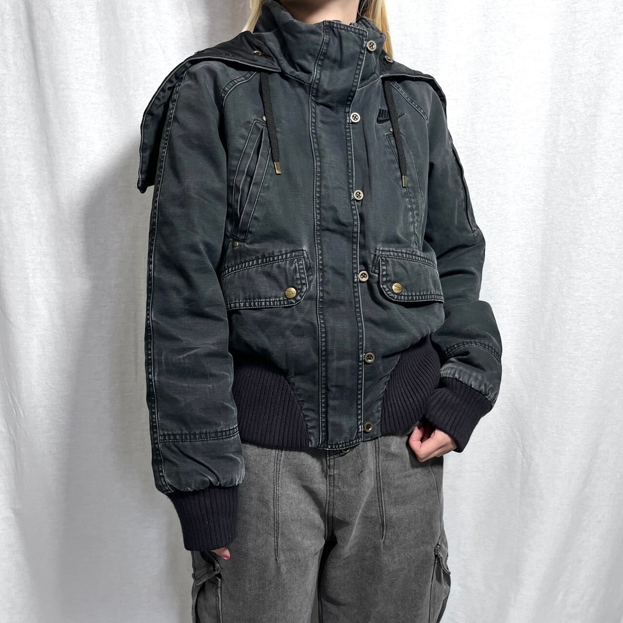 マリテフランソワジルボー ダブルジップ ミリタリー Aライン