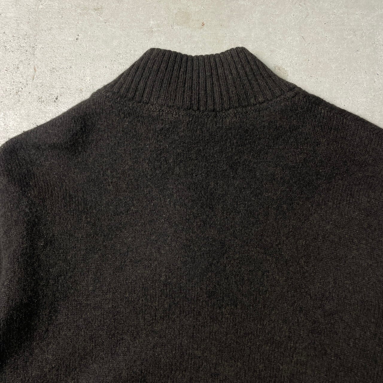 BURBERRY LONDON バーバリー ロンドン ハーフボタン ラムウール ニット