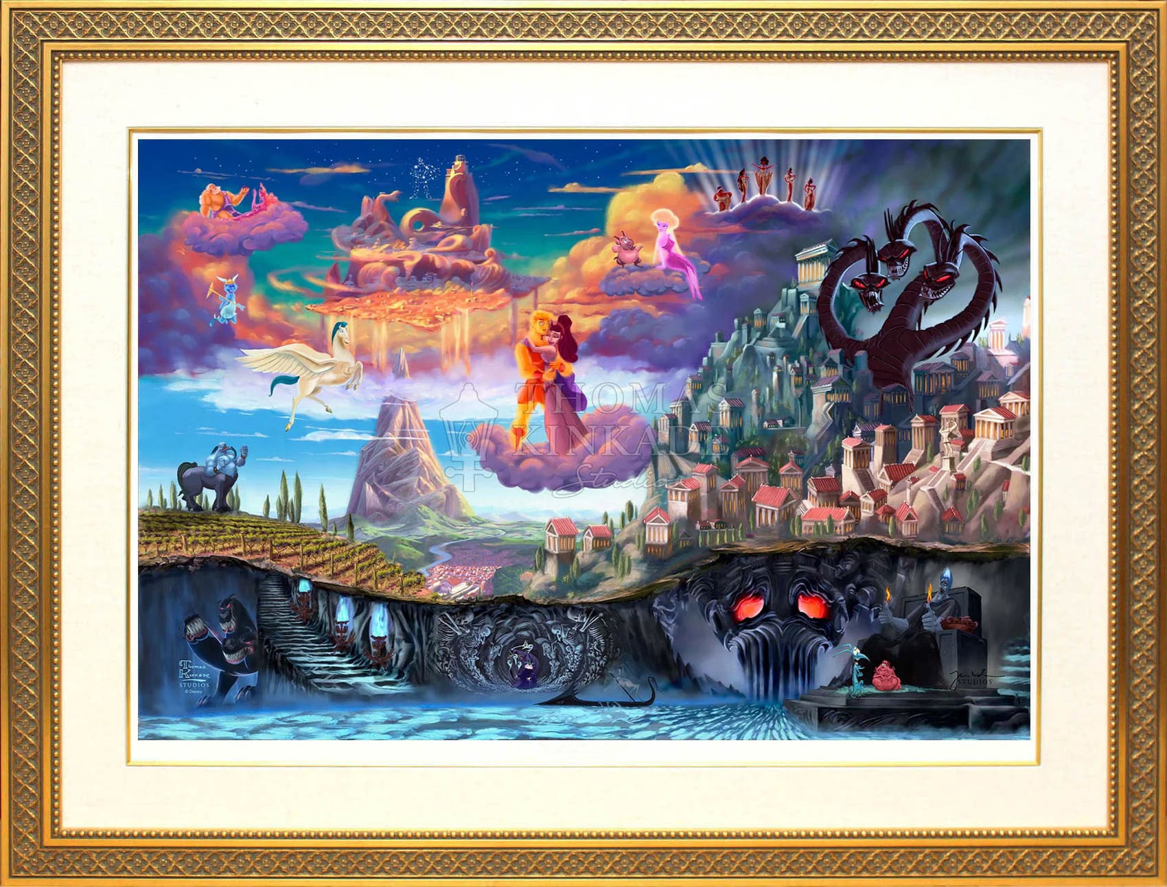 ディズニー絵画 トーマス キンケード ヘラクレス ペーパージークレ