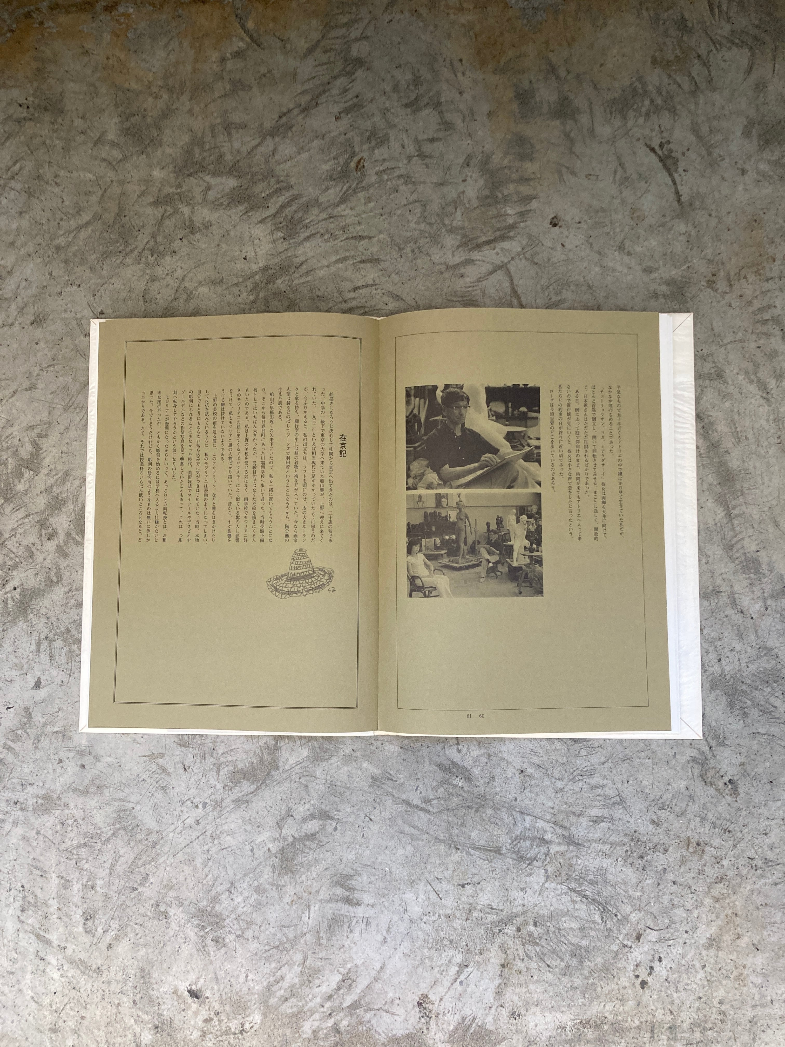 2154. 自選素描集佐藤忠良 アトリエの中から | 帽子堂