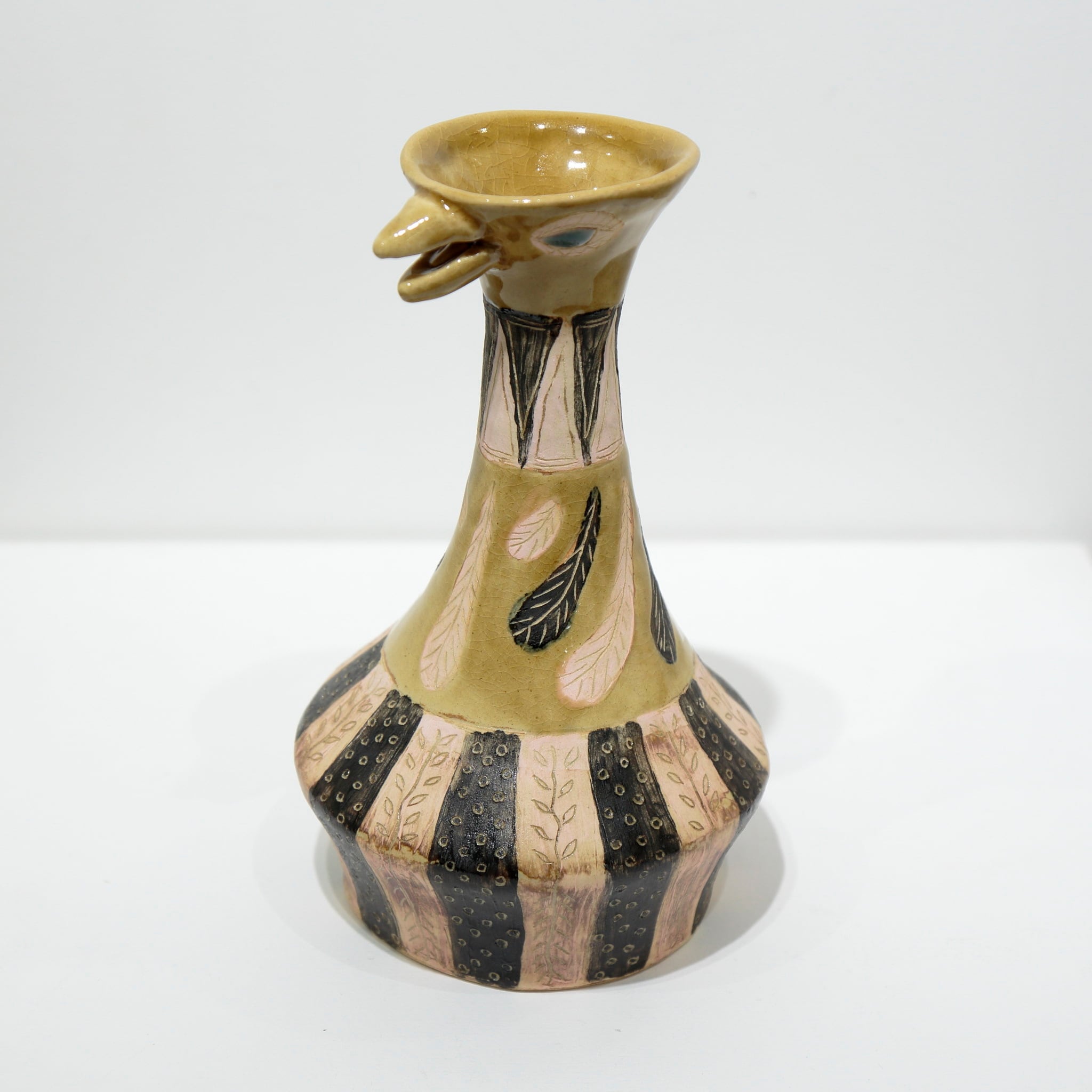 粉彩花瓶三本組 人物花鳥文様 色絵磁器 清朝様式 【公式通販】