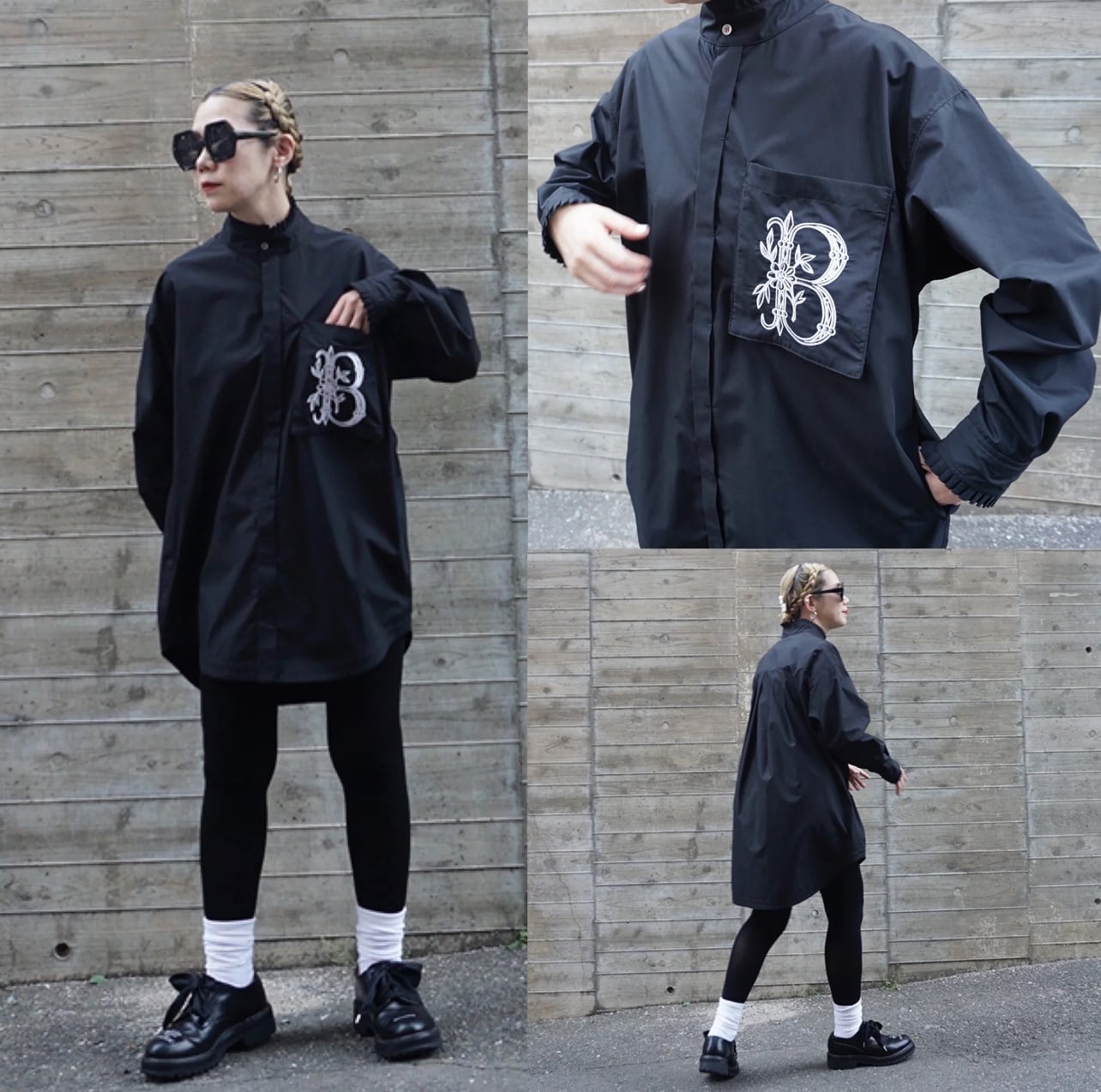 THOMAS MAGPIE 】ハイネックBIGシャツ(2254110) | LARACROFT