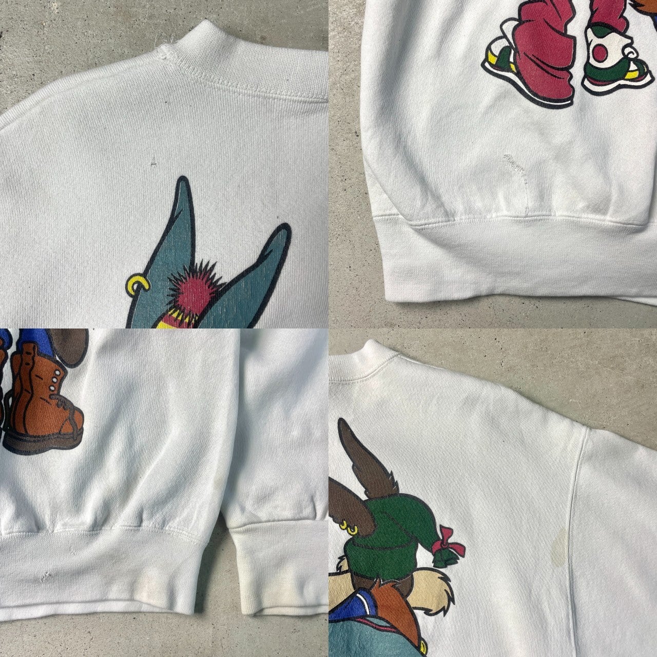 90年代 USA製 Looney Tunes ルーニー テューンズ スウェットシャツ