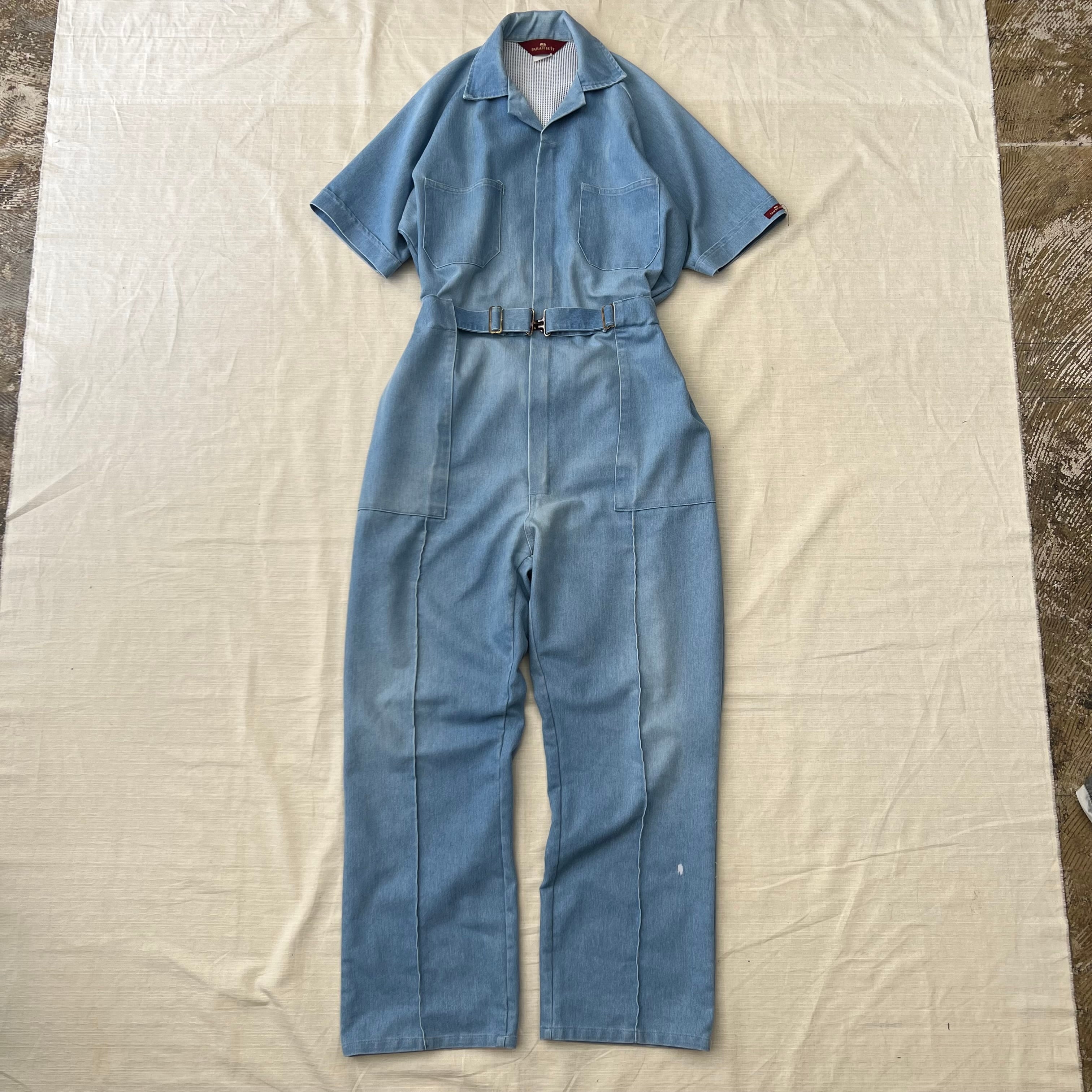 PARA SUIT ジャンプスーツ つなぎ デニムセットアップ オールインワン
