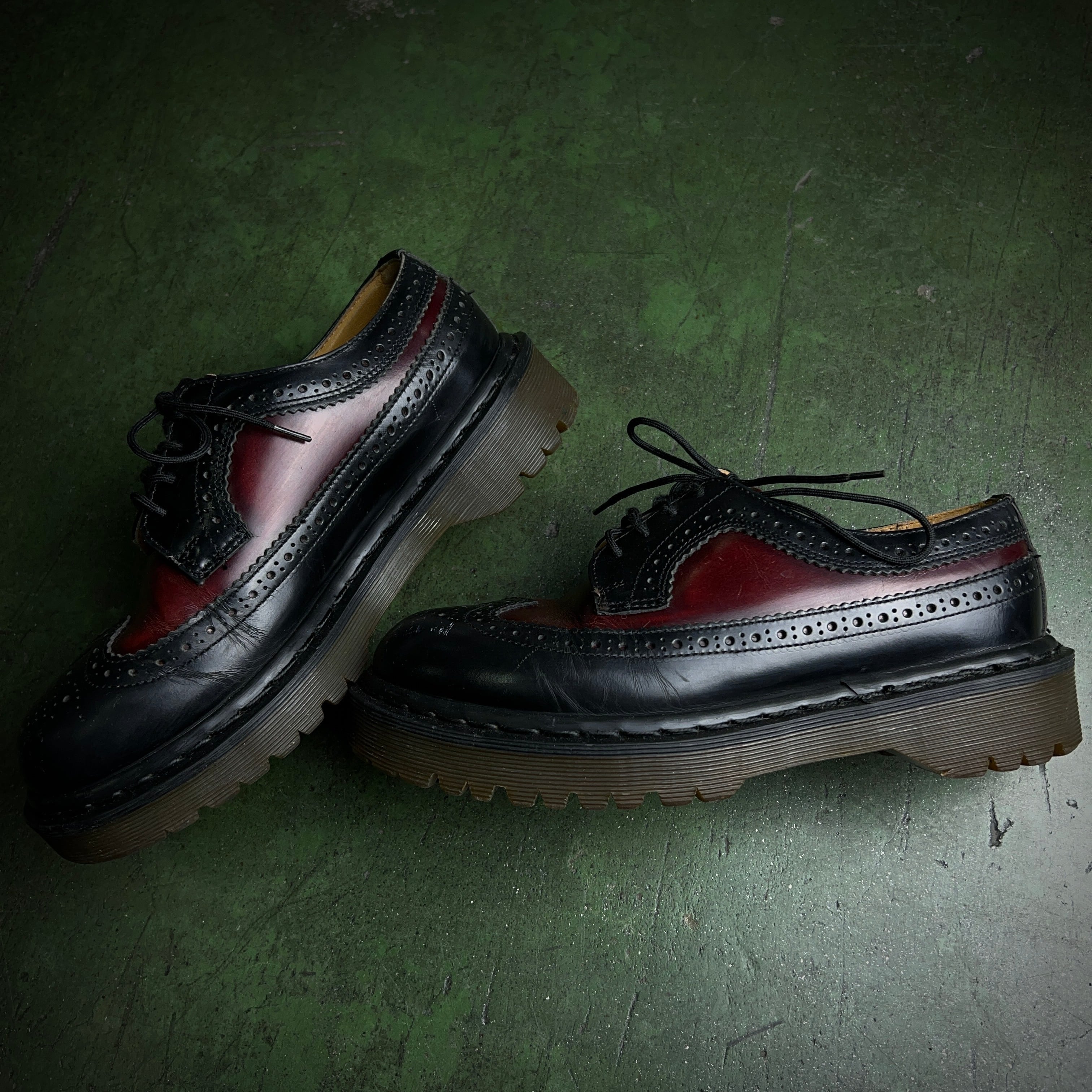 90's Dr.Martens Wing Tip Leather Shoes MADE IN ENGLAND 90年代