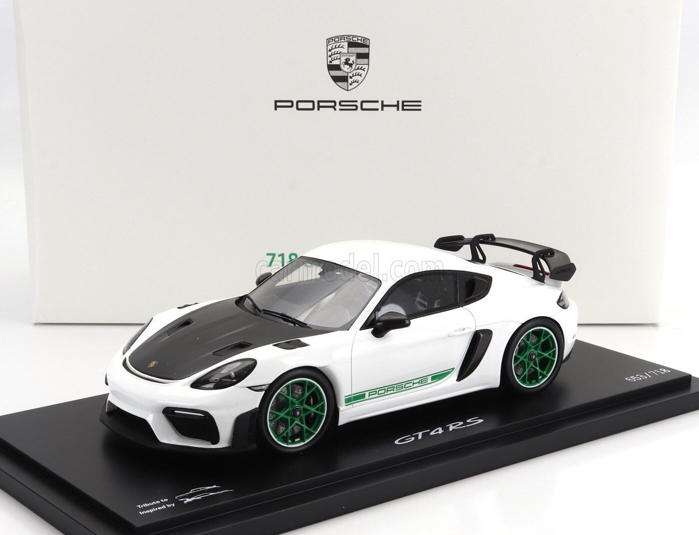 ミニカー 1/18 ポルシェ 718 ケイマン GT4 RS SPARK-MODEL 1/18