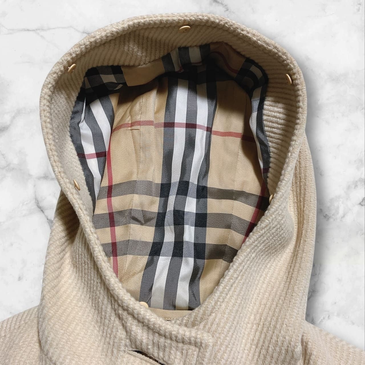 BURBERRY BLUE LABEL バーバリーブルーレーベル ウールコート アンゴラ