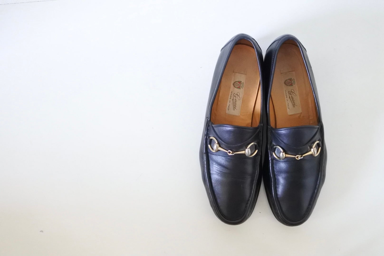 Old Gucci オールドグッチ ホースビットローファー 42.5M Black | JUST