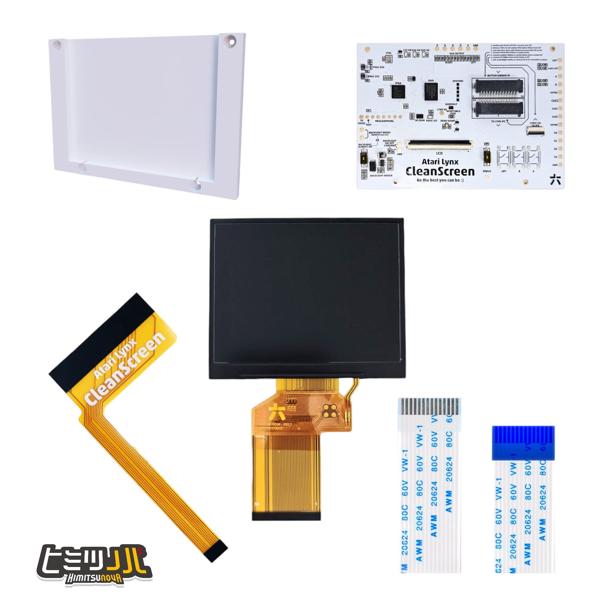 Atari Lynx II CleanScreen Kit (IPS) | ヒミツノバ®｜ゲームボーイの