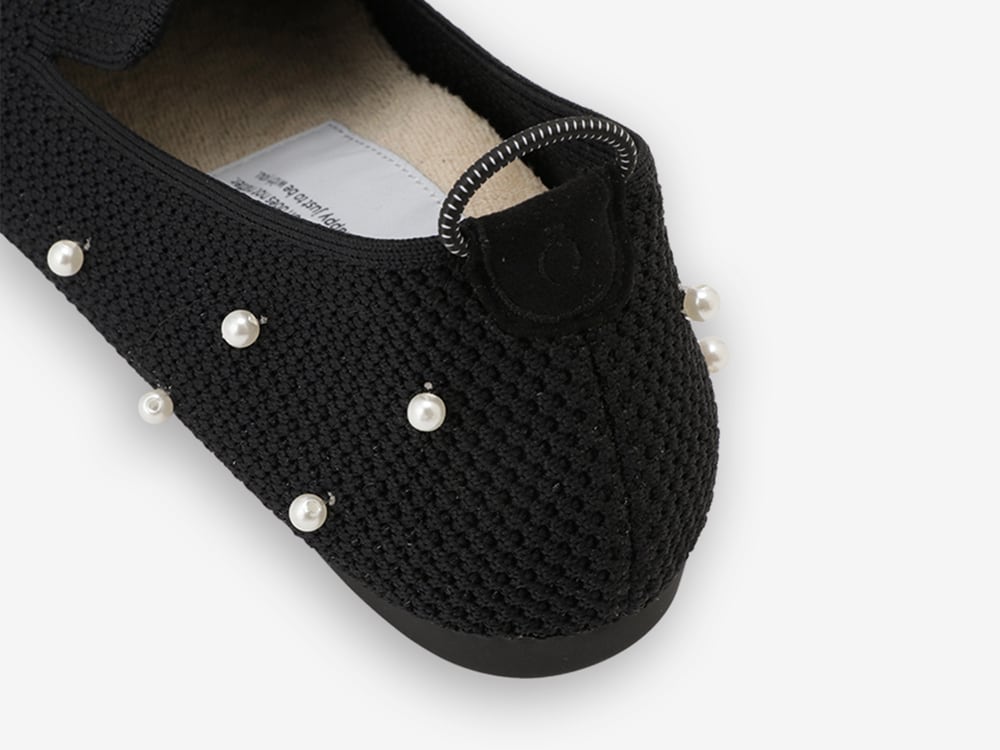 オッフェン パールオペラシューズ 37pointed-OPERAN PEARLS / BLACK