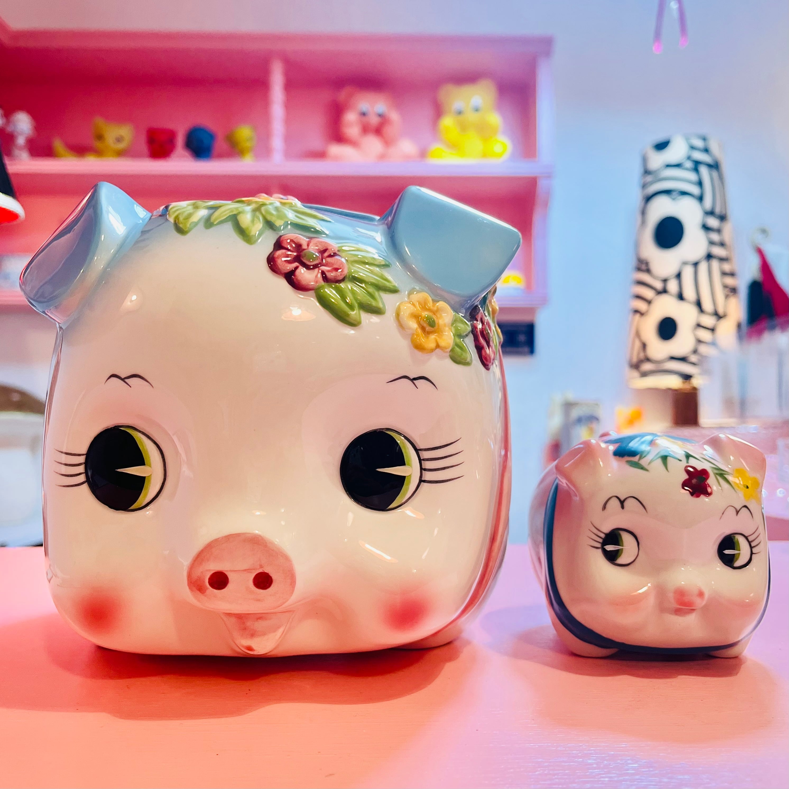 大きい豚の貯金箱 加藤工芸 | 春眠雑貨店