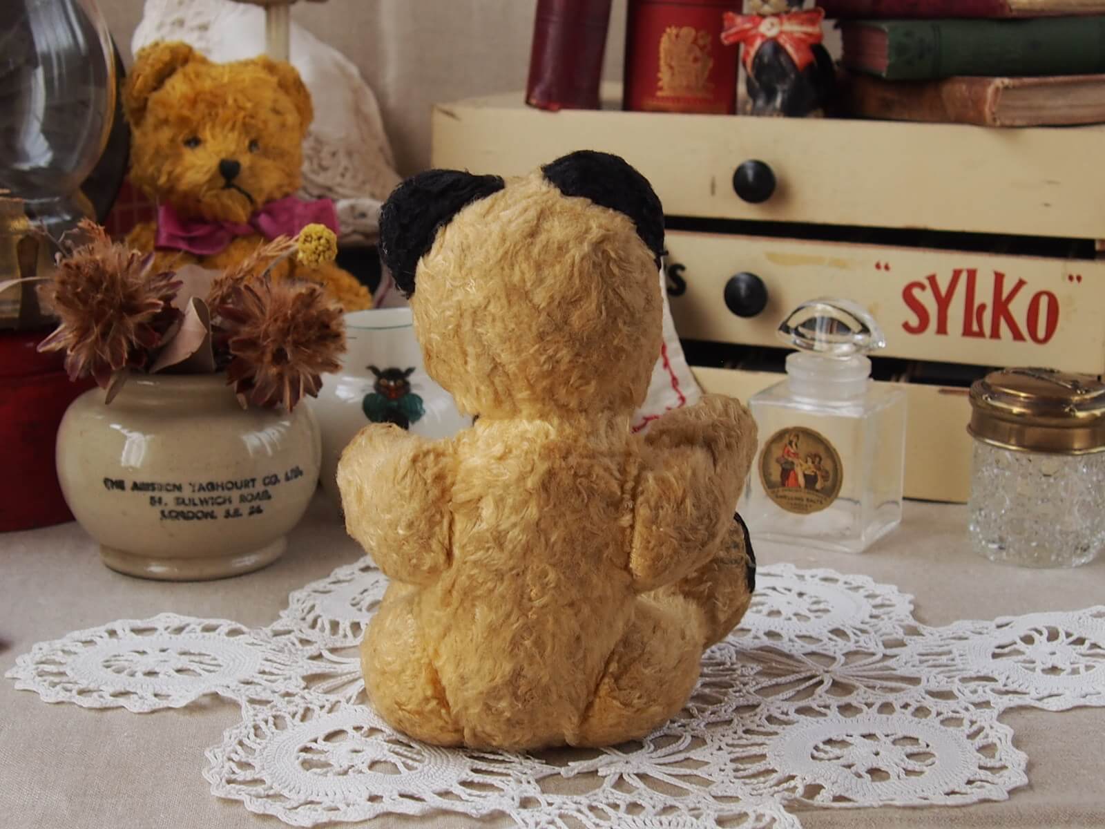 イギリスアンティーク スーティーベア スーティータイプのクマ SOOTY