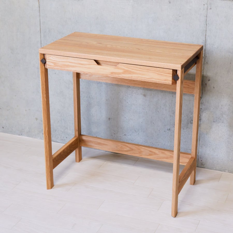 デスク 木製 おしゃれ 机 コンパクト 北欧 シンプル 完成品 ナチュラル