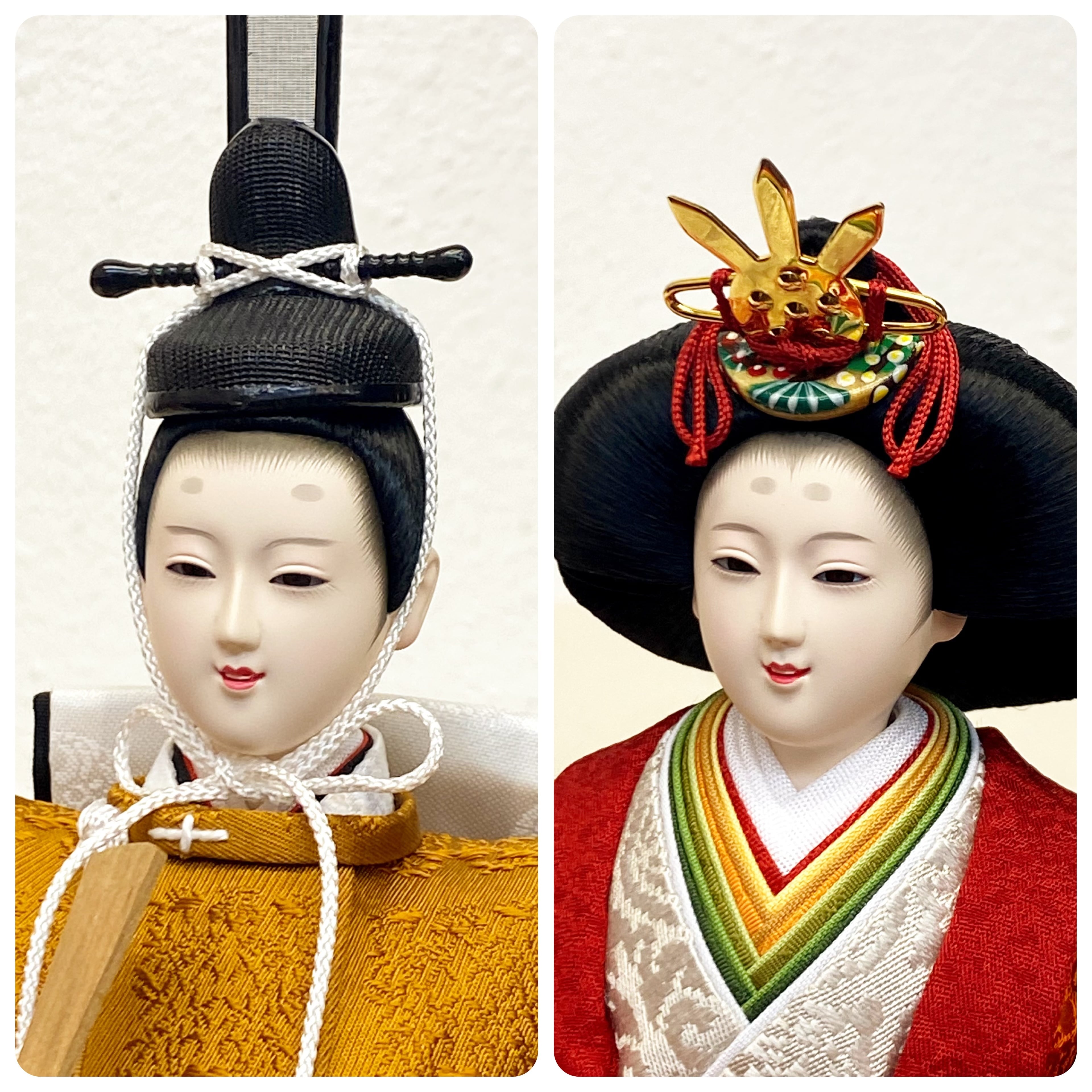 小三五 親王飾り 黄櫨染 正絹 清鳳作 雛人形 | 山本人形本店