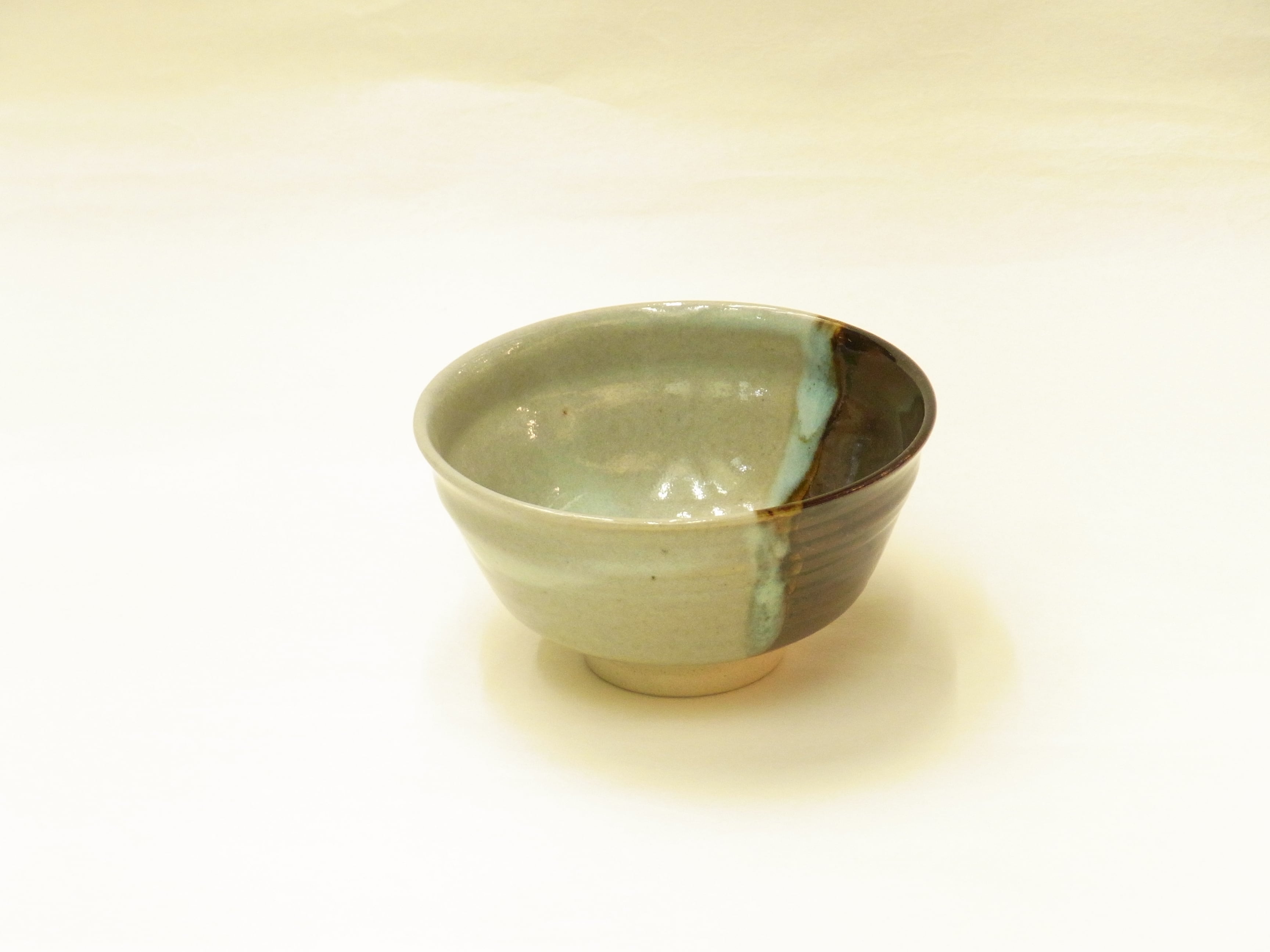 陽炎園 膳所焼（ぜぜやき） 茶碗 掛け分け | 小林漆陶