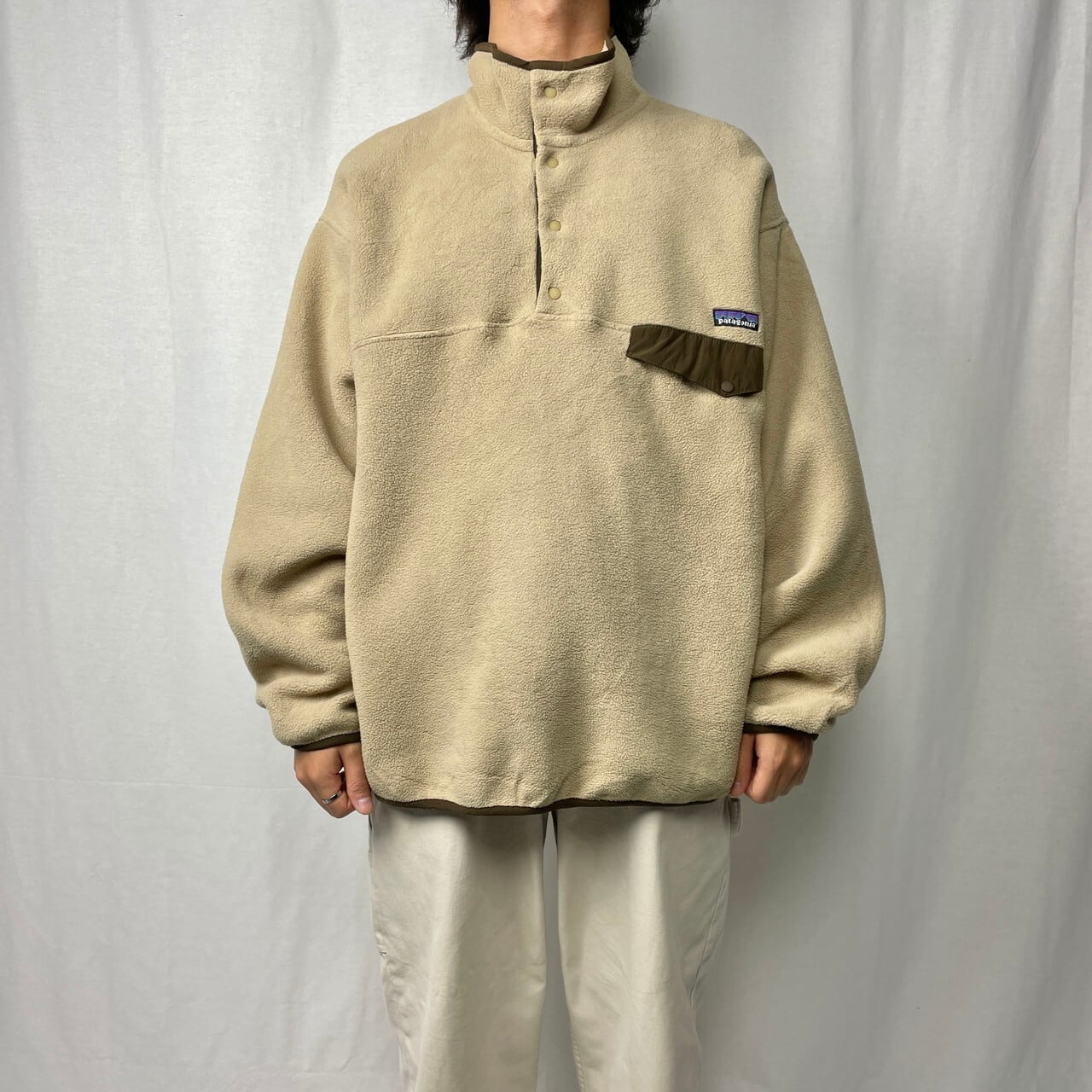 11年製 patagonia パタゴニア スナップT フリースプルオーバー メンズ