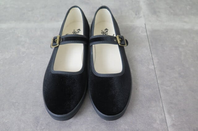 ORCIVAL ベルベット ストラップシューズ | threelog