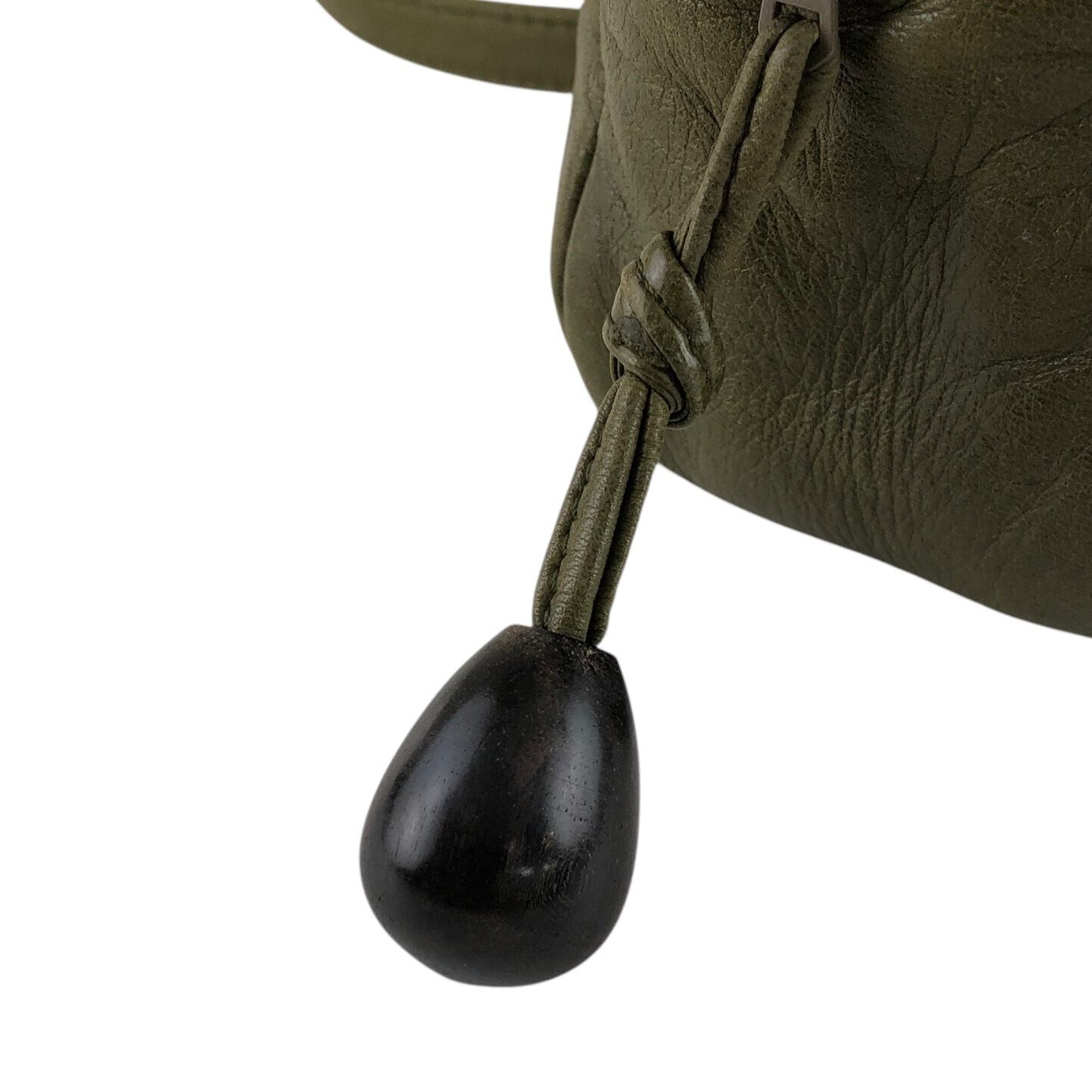 LOEWE ロエベ ショルダーバッグ カーキ アナグラム ナッパレザー