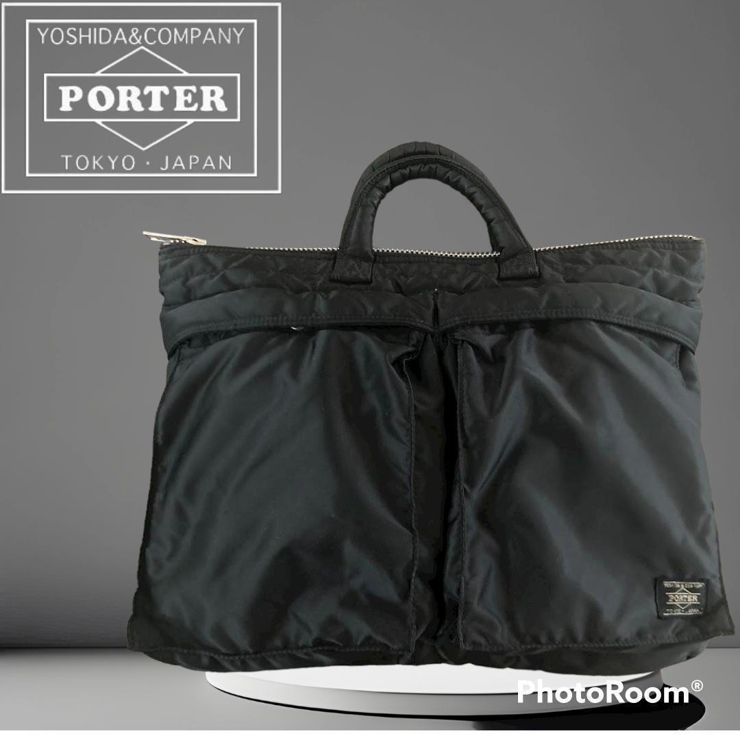 PORTER ポーター タンカー ショートヘルメットバッグ ブラック