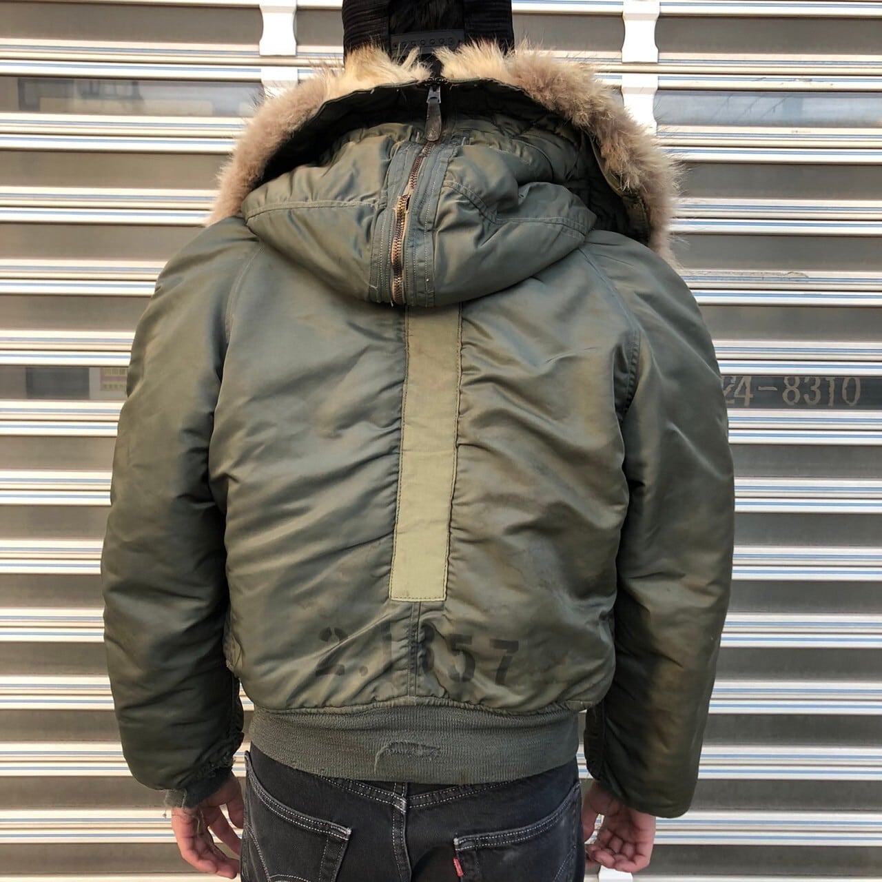 極上 60s 米軍実物 US.AIR FORCE USAF N-2B フライトジャケット