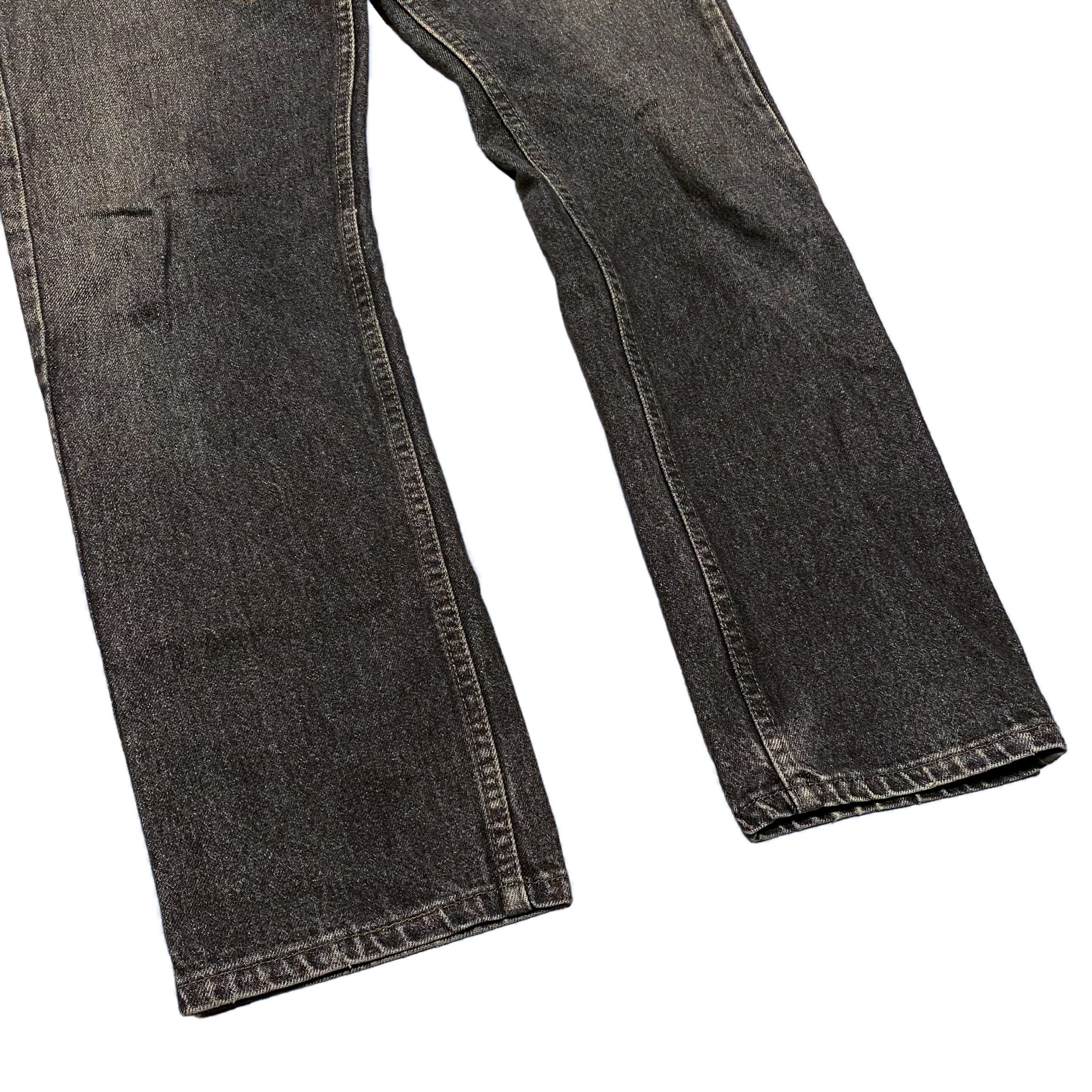 90's Levi's 505 先染め Black Denim Pants W32 / リーバイス デニム