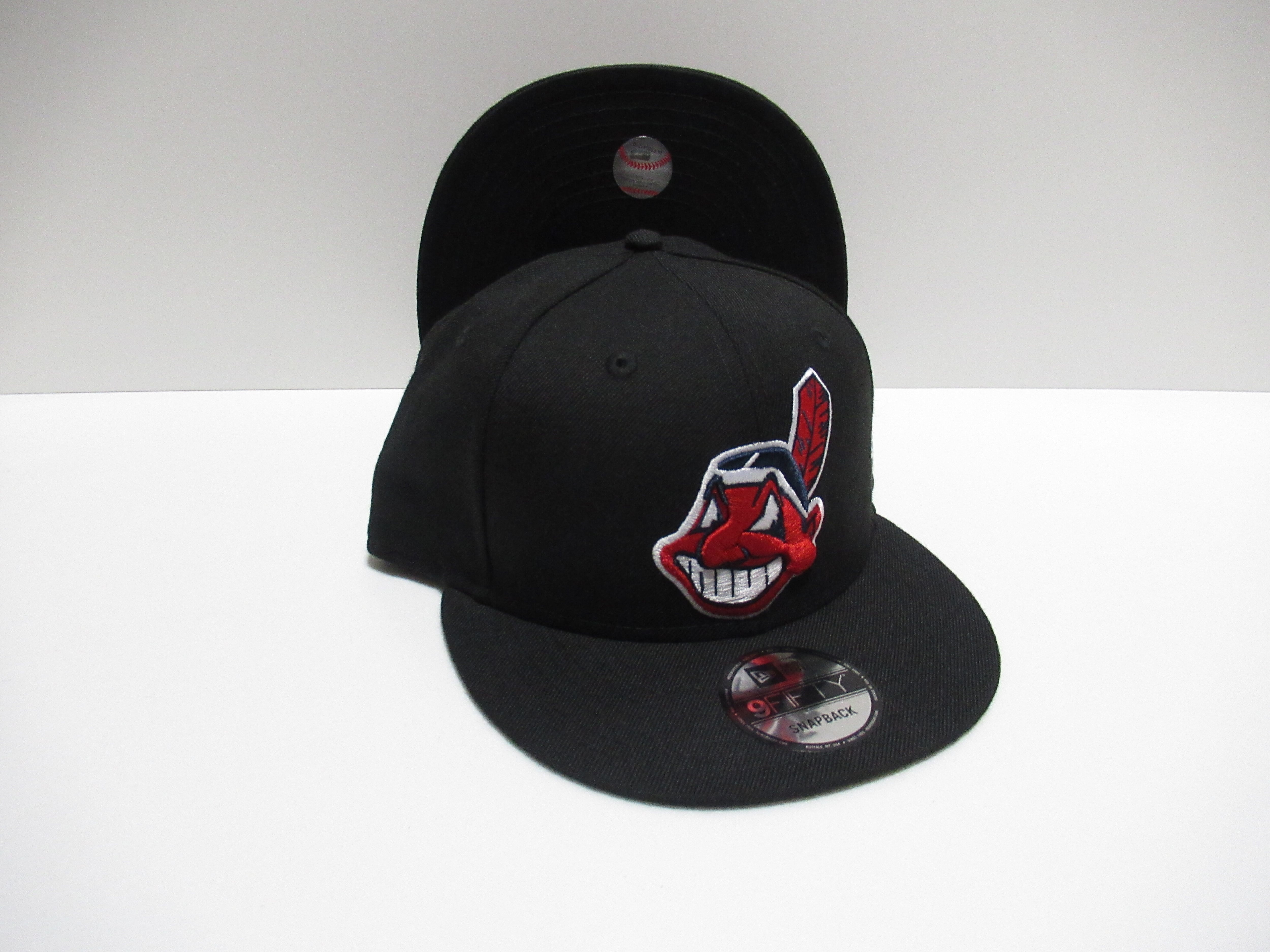 NEW ERA 9fifty Cleveland Indians インディアンス CAP BLACK | date
