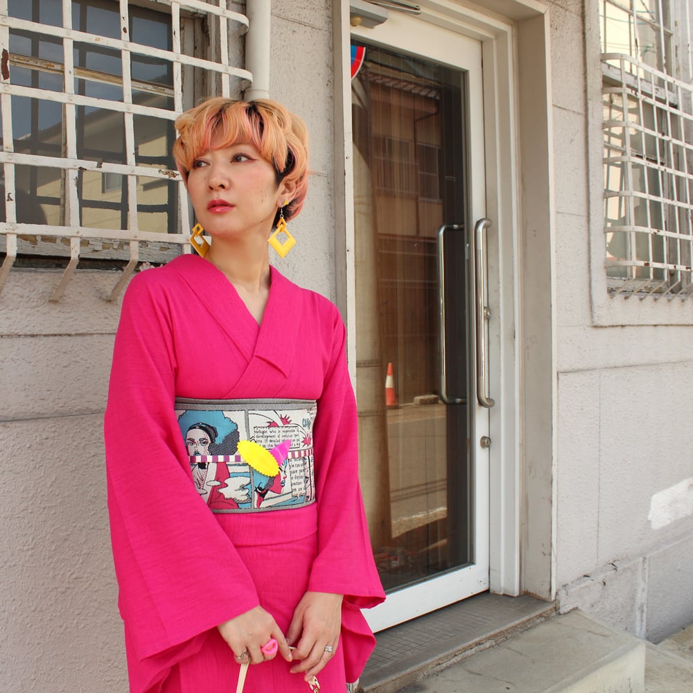 4色》色無地 綿麻きもの | 【公式】モダンアンテナオンラインストア