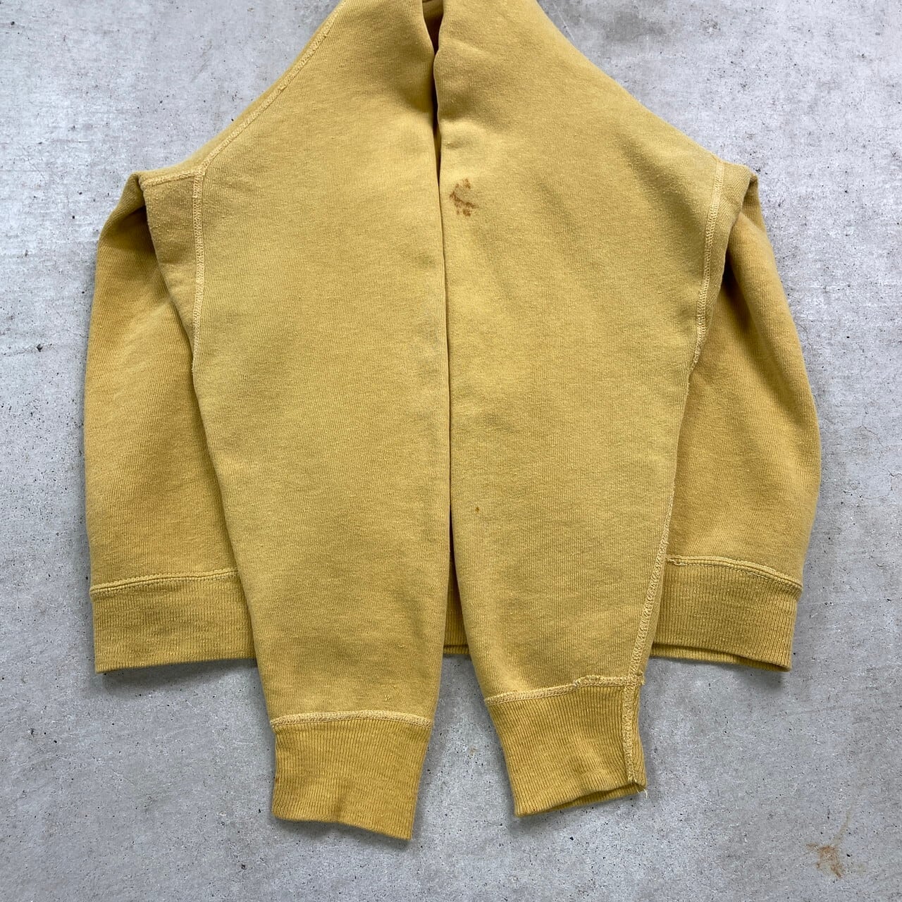 60年代 HHS カレッジプリント ラグランスウェット 脇下ガゼット メンズ