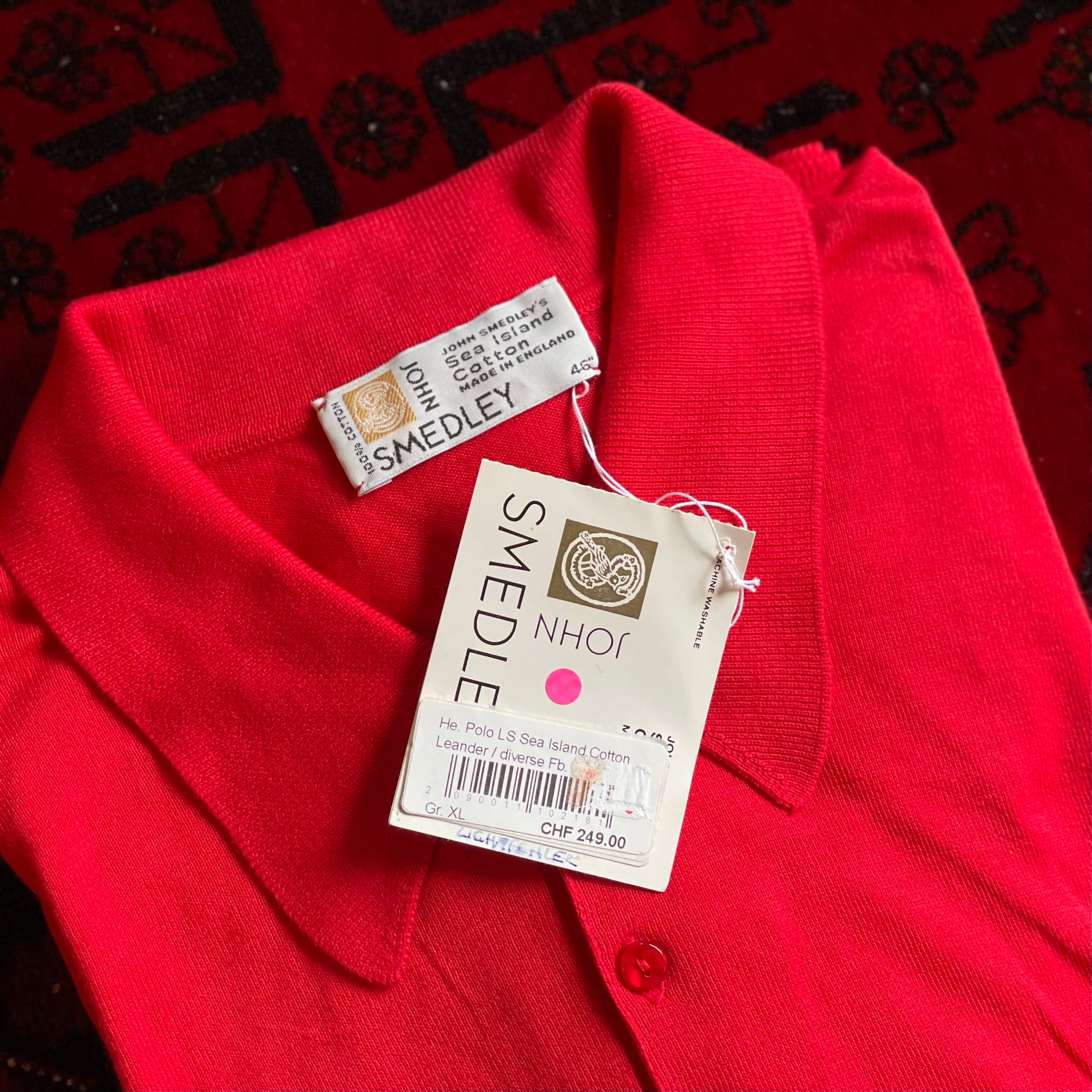 JOHN SMEDLEY ニットポロシャツ シーアイランドコットン カットソー