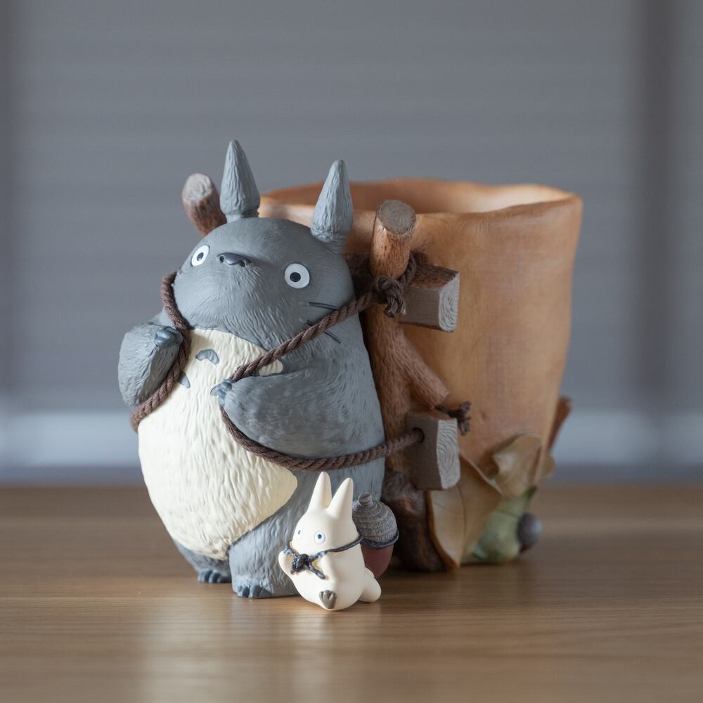 となりのトトロ プランターカバー / 小物入れ トトロのお届けよいこら