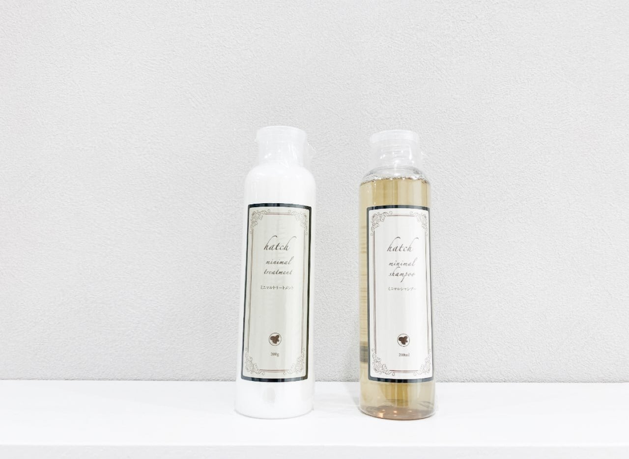 ミニマルシャンプー&ミニマルトリートメント 各200mlボトル | くせ毛