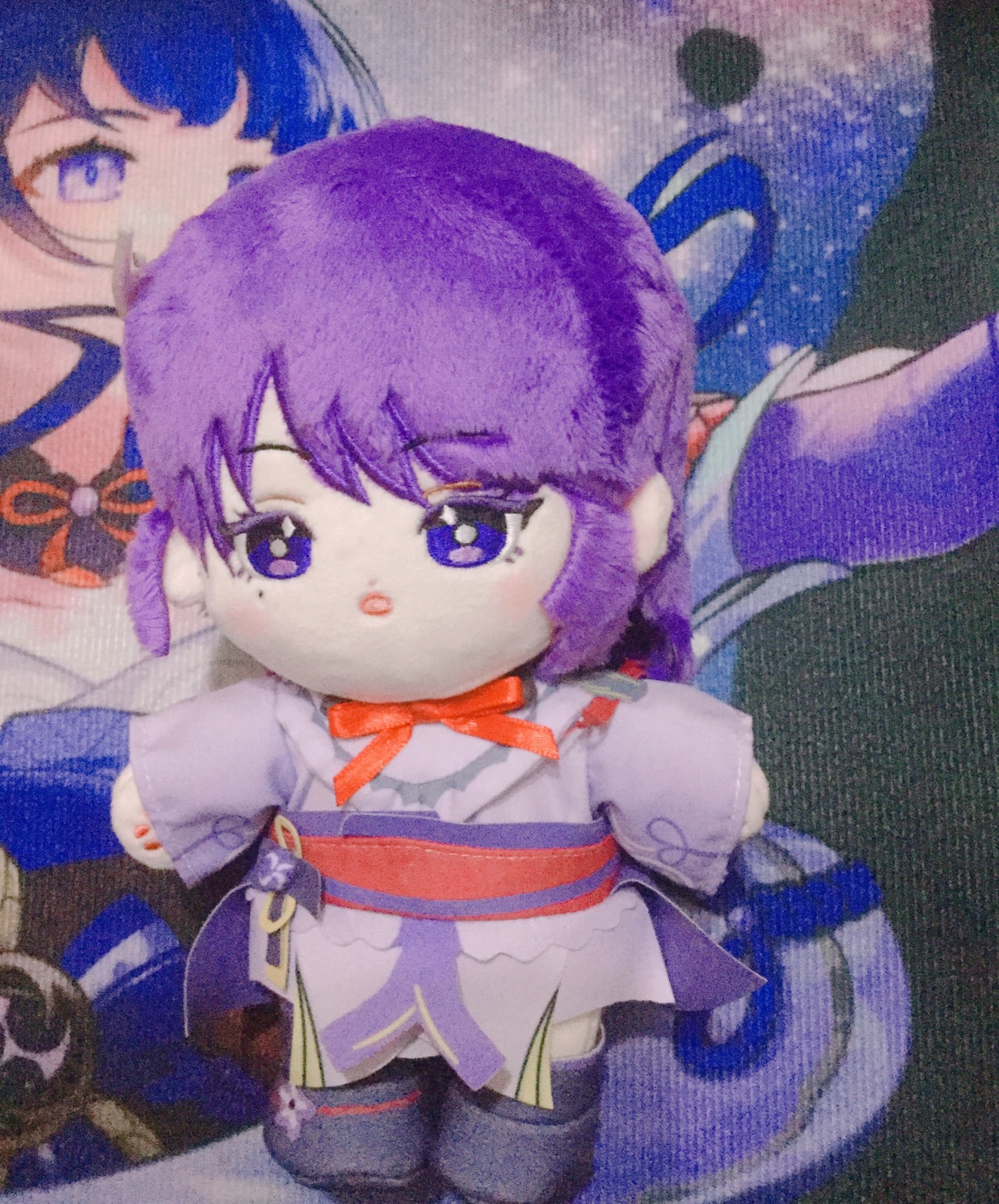 本体+服 雷電将軍 20CM ぬいぐるみ 無属性 着せ替え人形 コットン