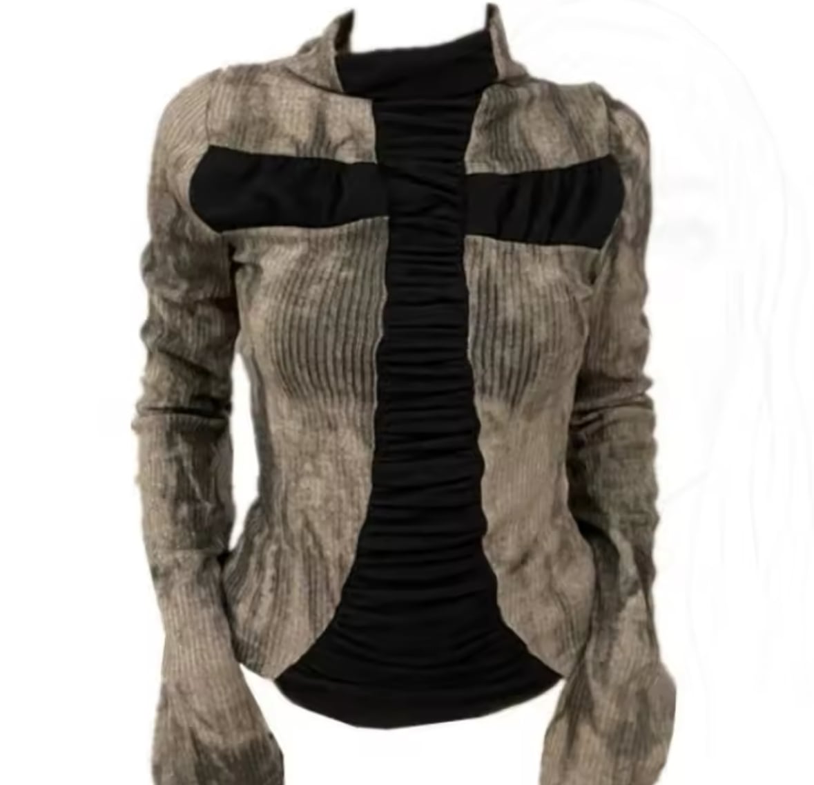 送料無料】y2k 平成ギャル グランジ 十字架クロスデザイントップス