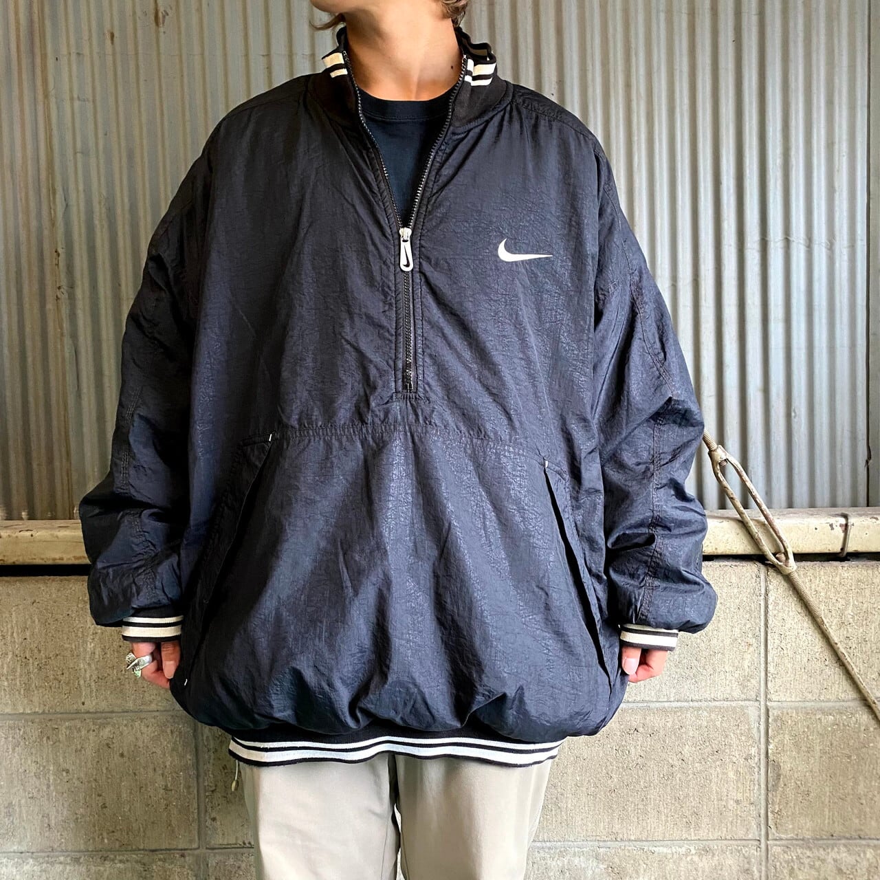 ビッグサイズ 90年代〜00年代前半 NIKE ナイキ ハーフジップ ビッグス